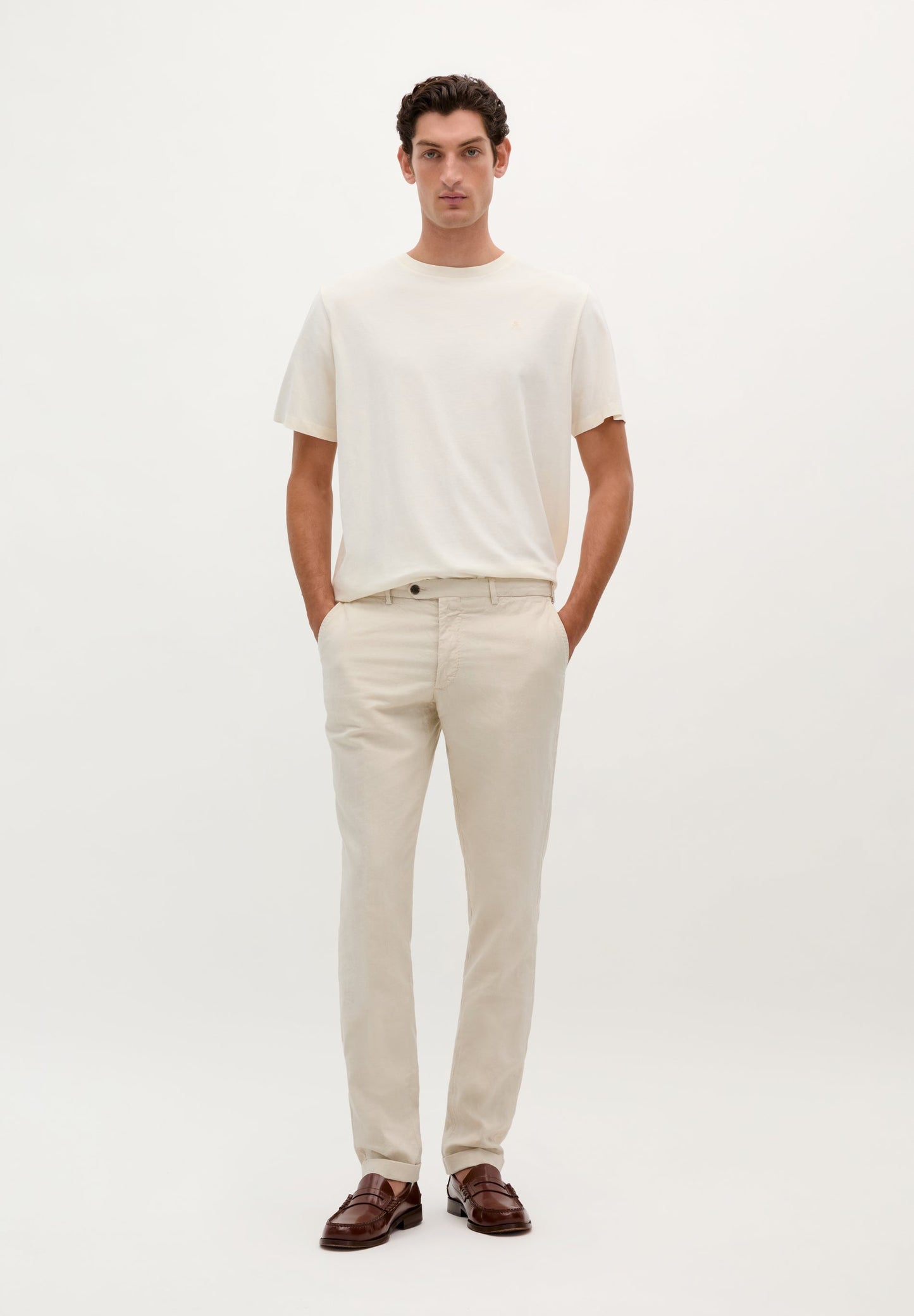 PANTALON DE COSTUME LIN