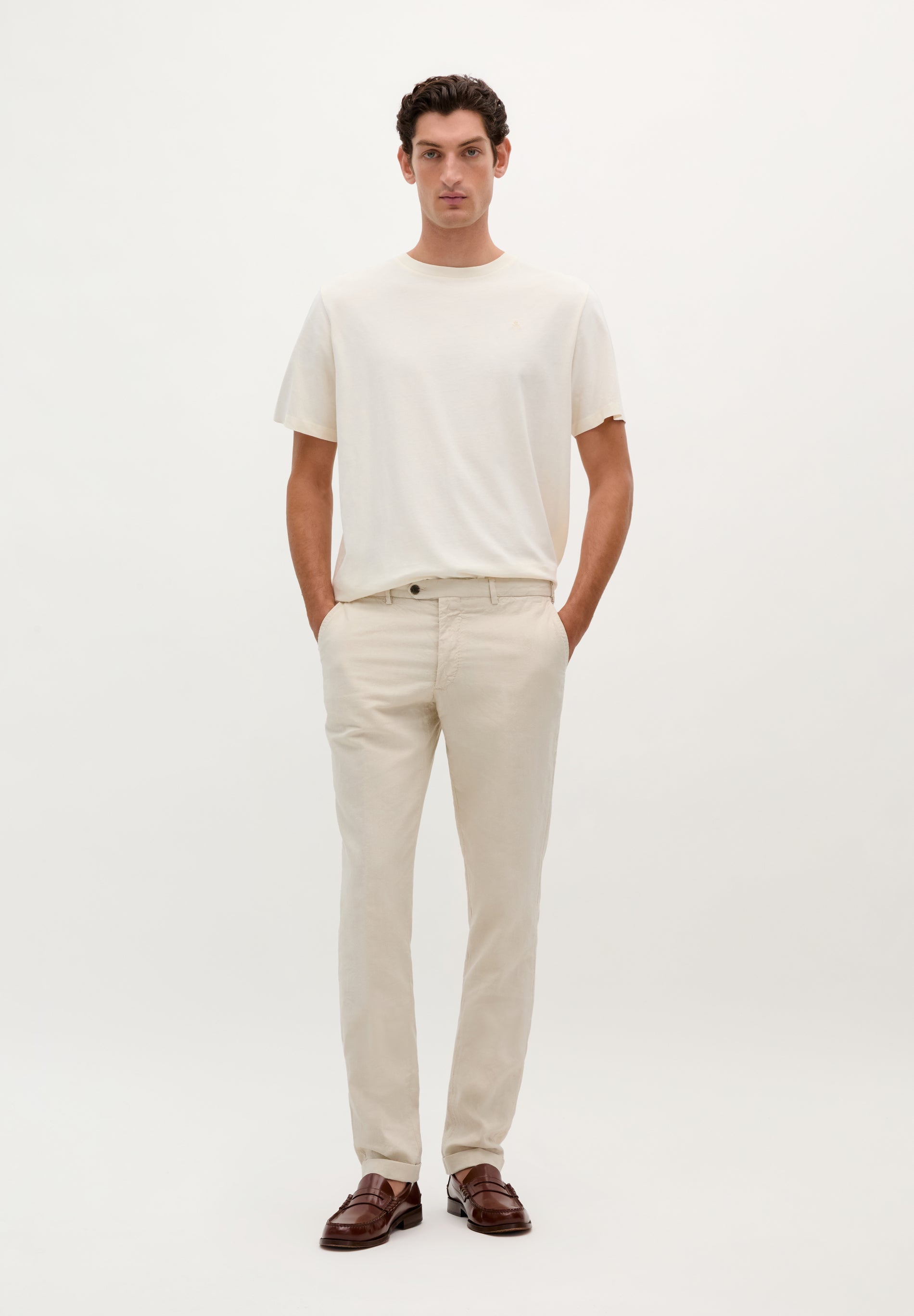 PANTALON DE COSTUME LIN
