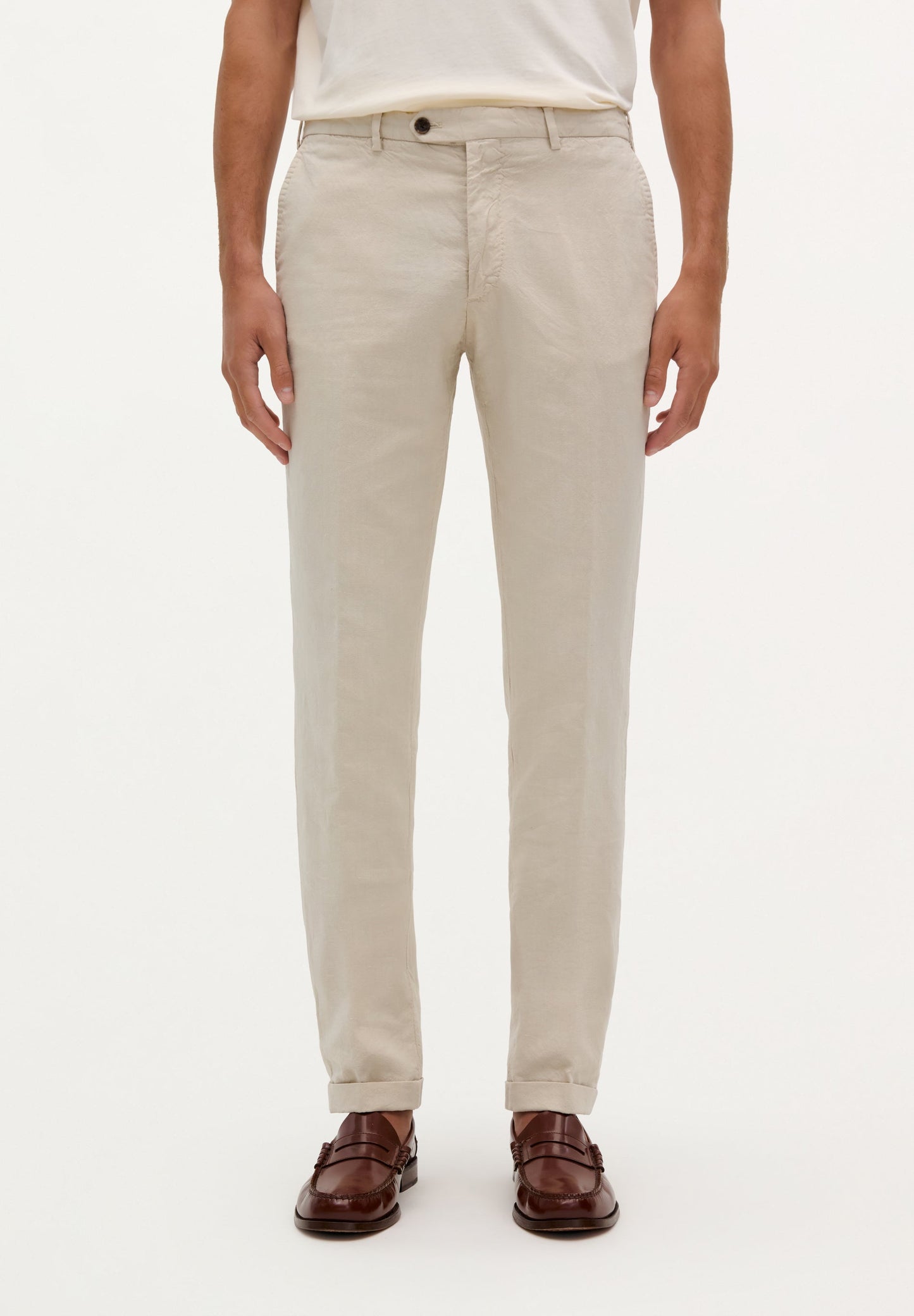 PANTALON DE COSTUME LIN