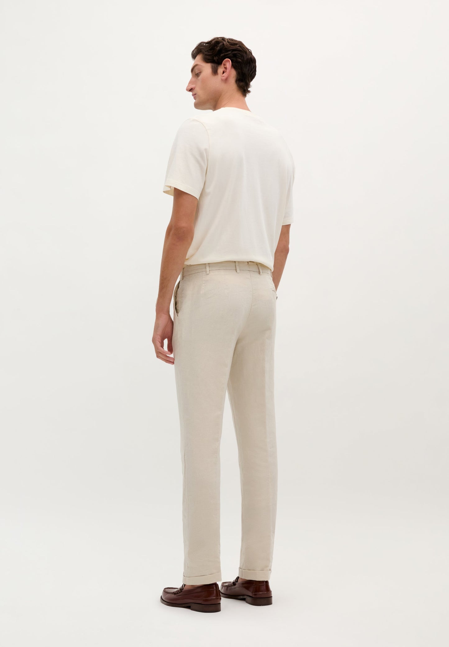 PANTALON DE COSTUME LIN