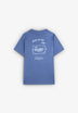 CONTRAST PRINT T-SHIRT