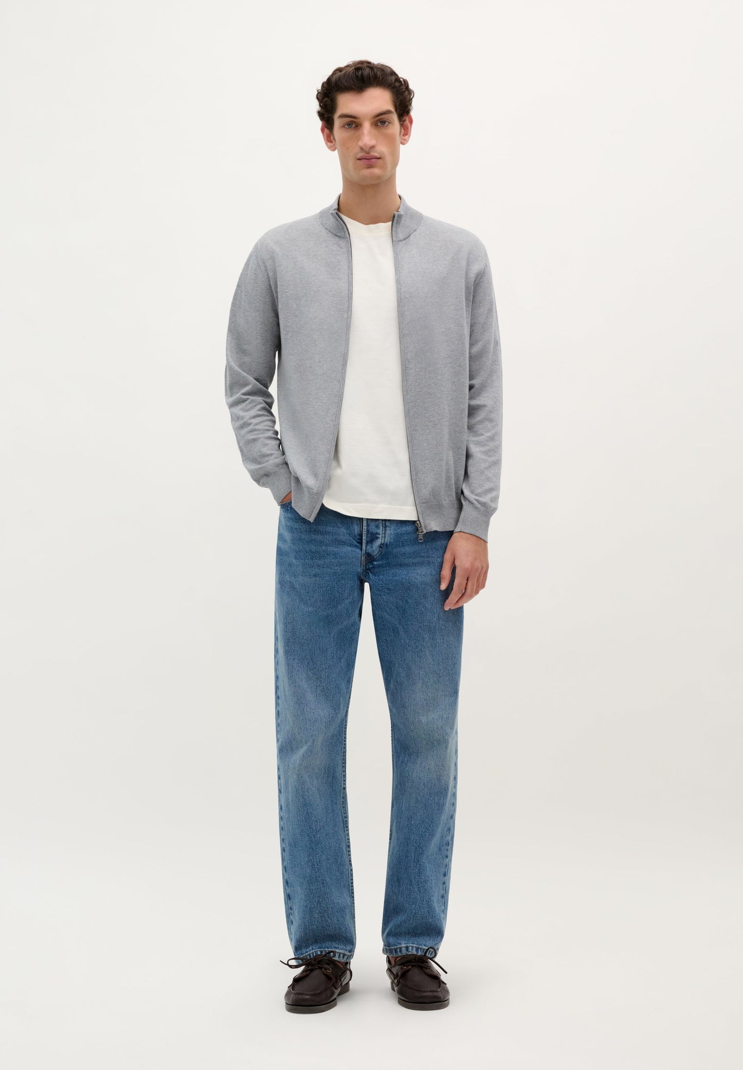 ZIP-UP CARDIGAN