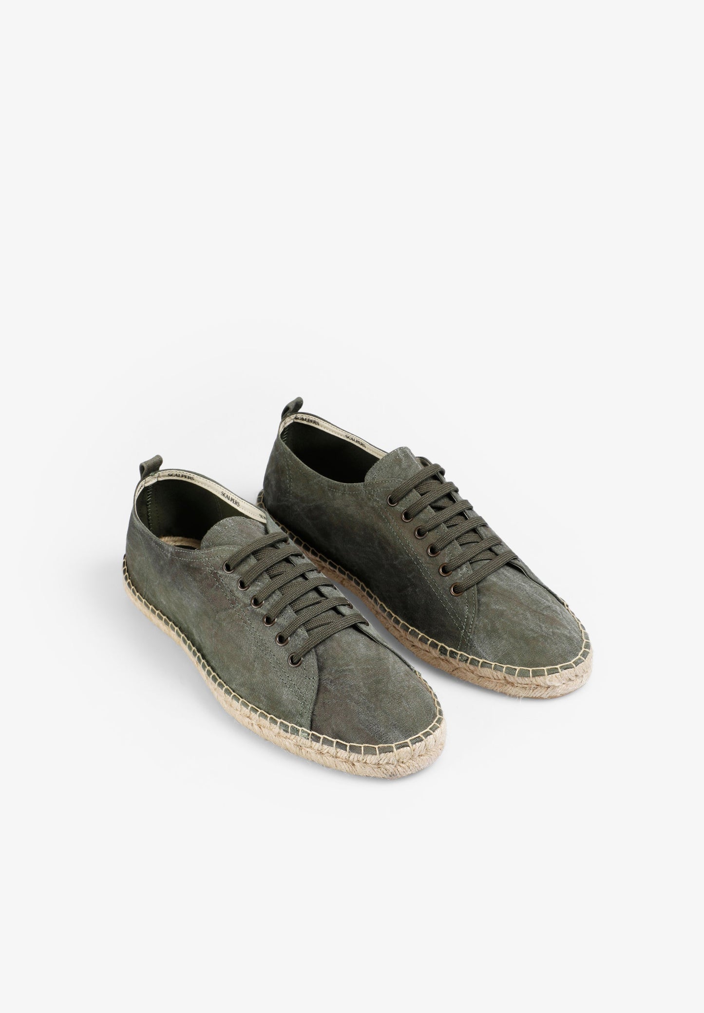 ESPADRILLES MAILLE LACETS