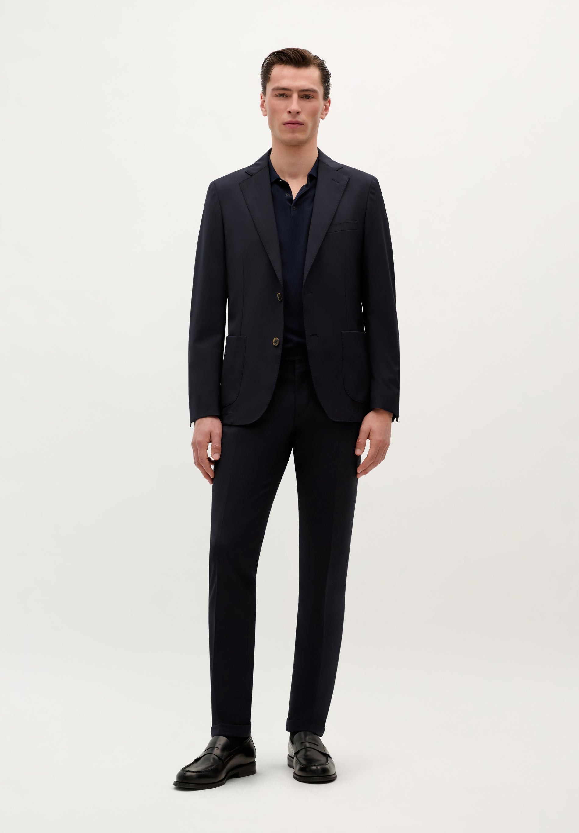 WOOL SUIT TROUSERS