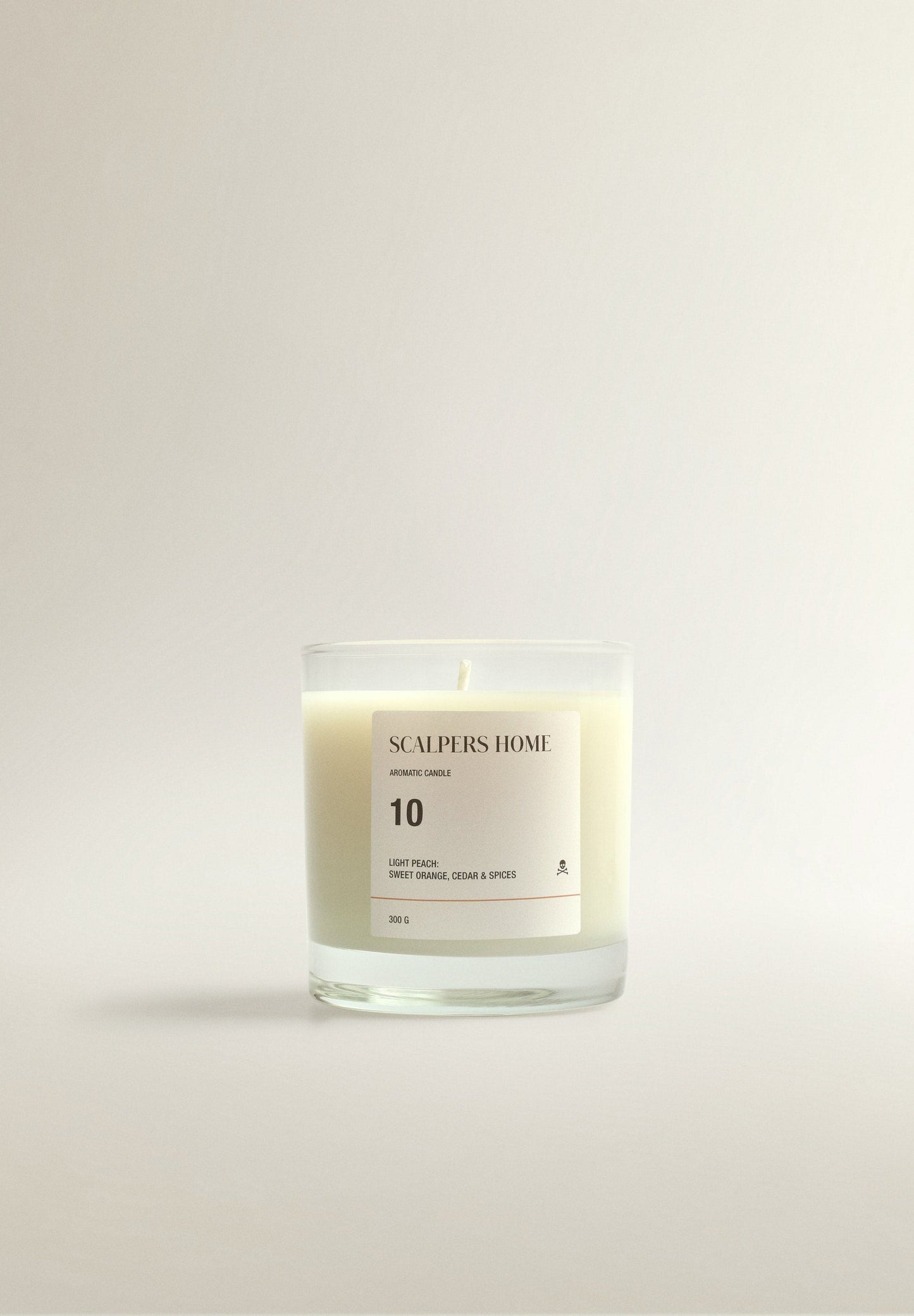 VELA AROMÁTICA 10 300 GR LIGHT PEACH - Scalpers