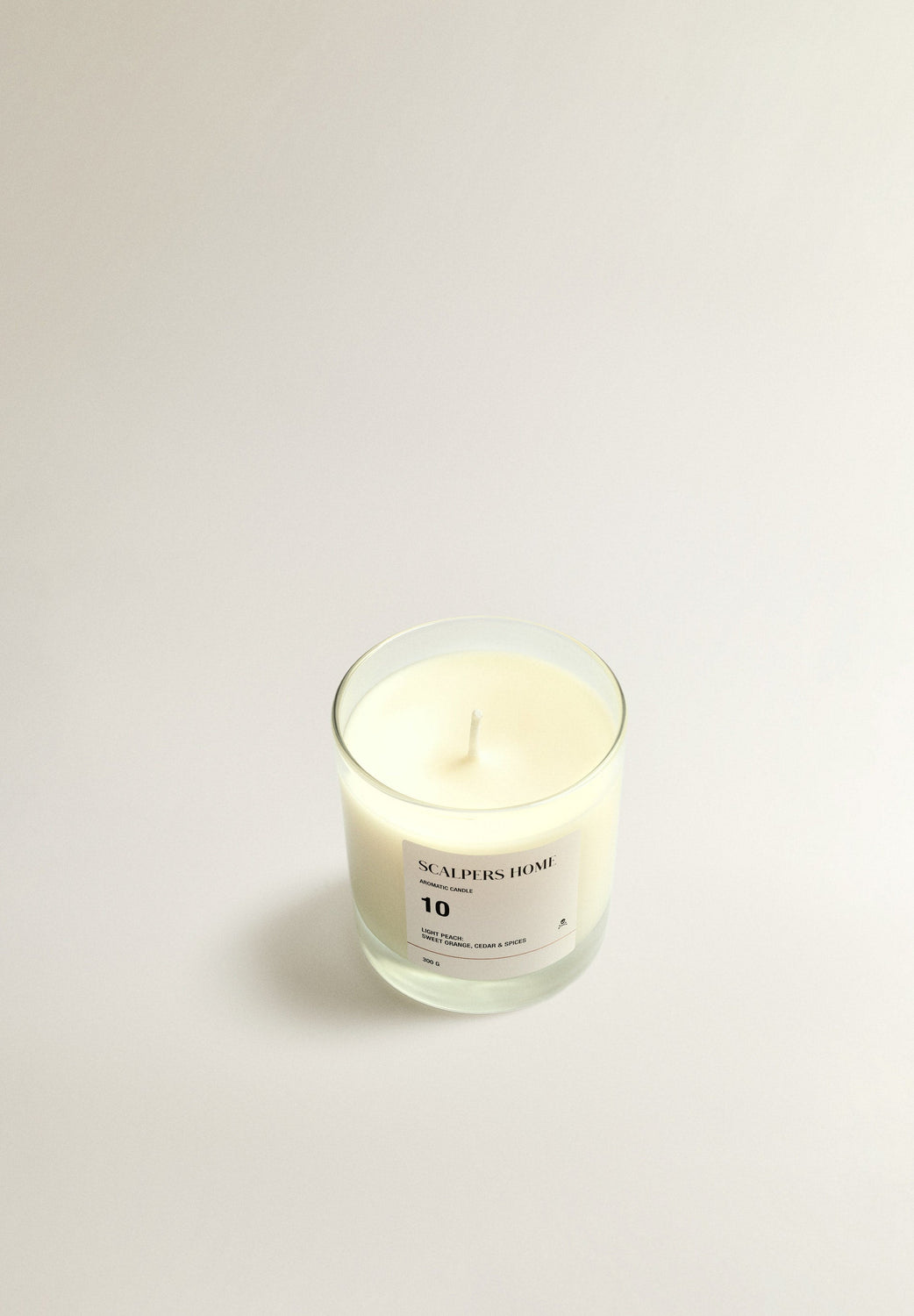 VELA AROMÁTICA 10 300 GR LIGHT PEACH - Scalpers