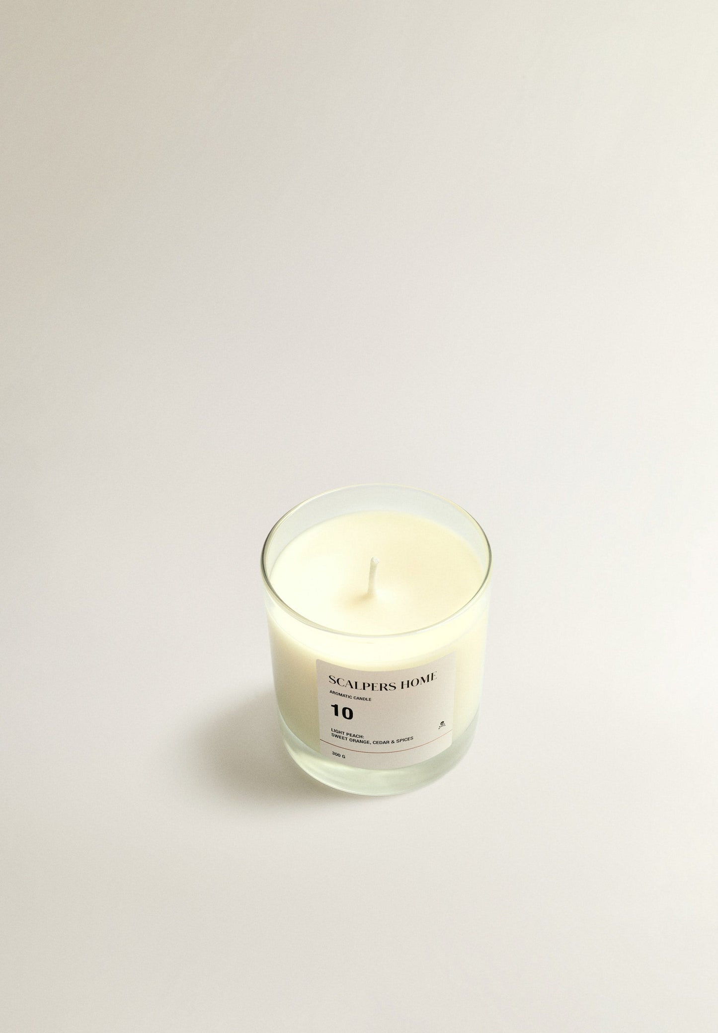 VELA AROMÁTICA 10 300 GR LIGHT PEACH - Scalpers