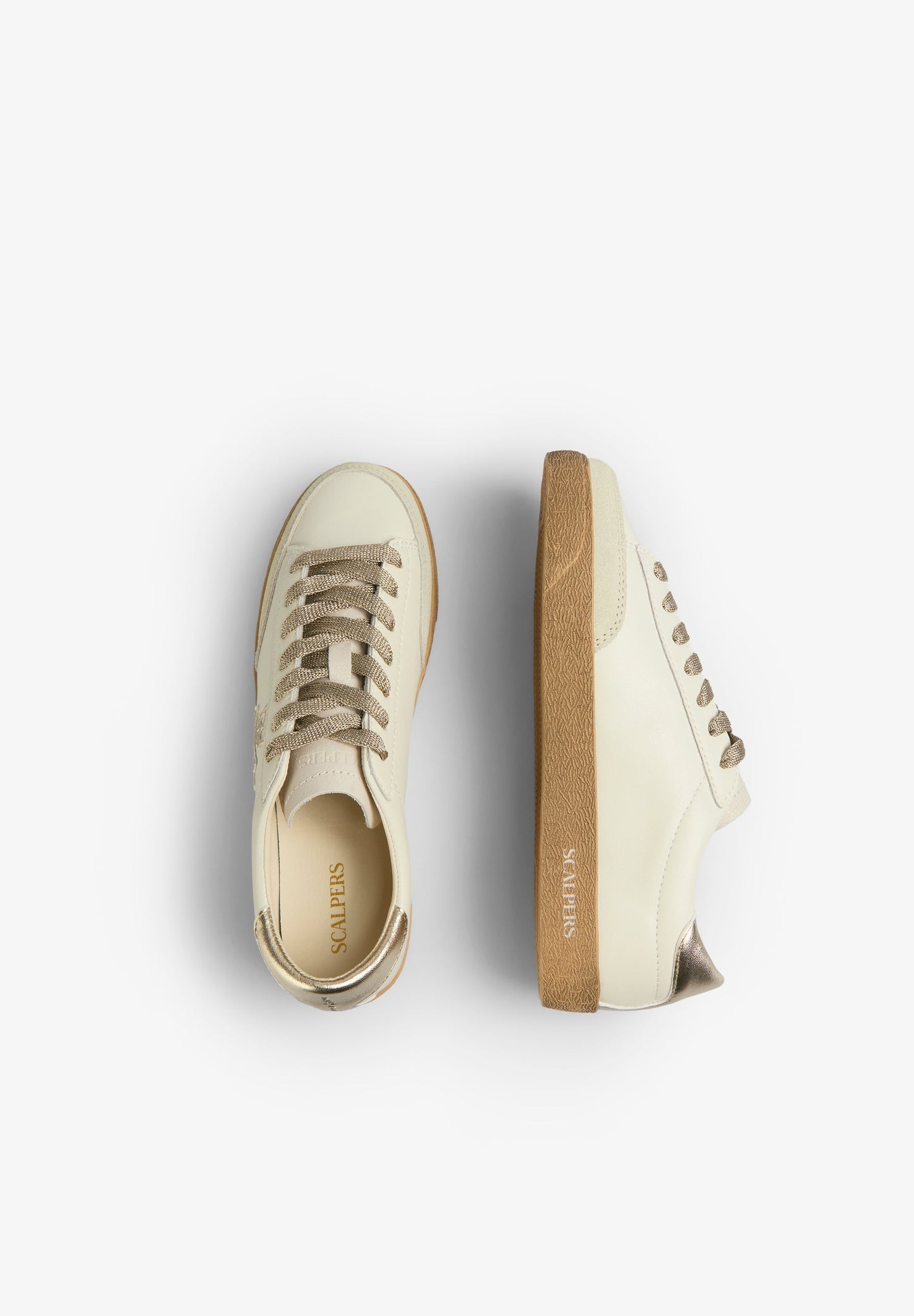 LOW TOP SNEAKERS WITH METALLIC SKULL