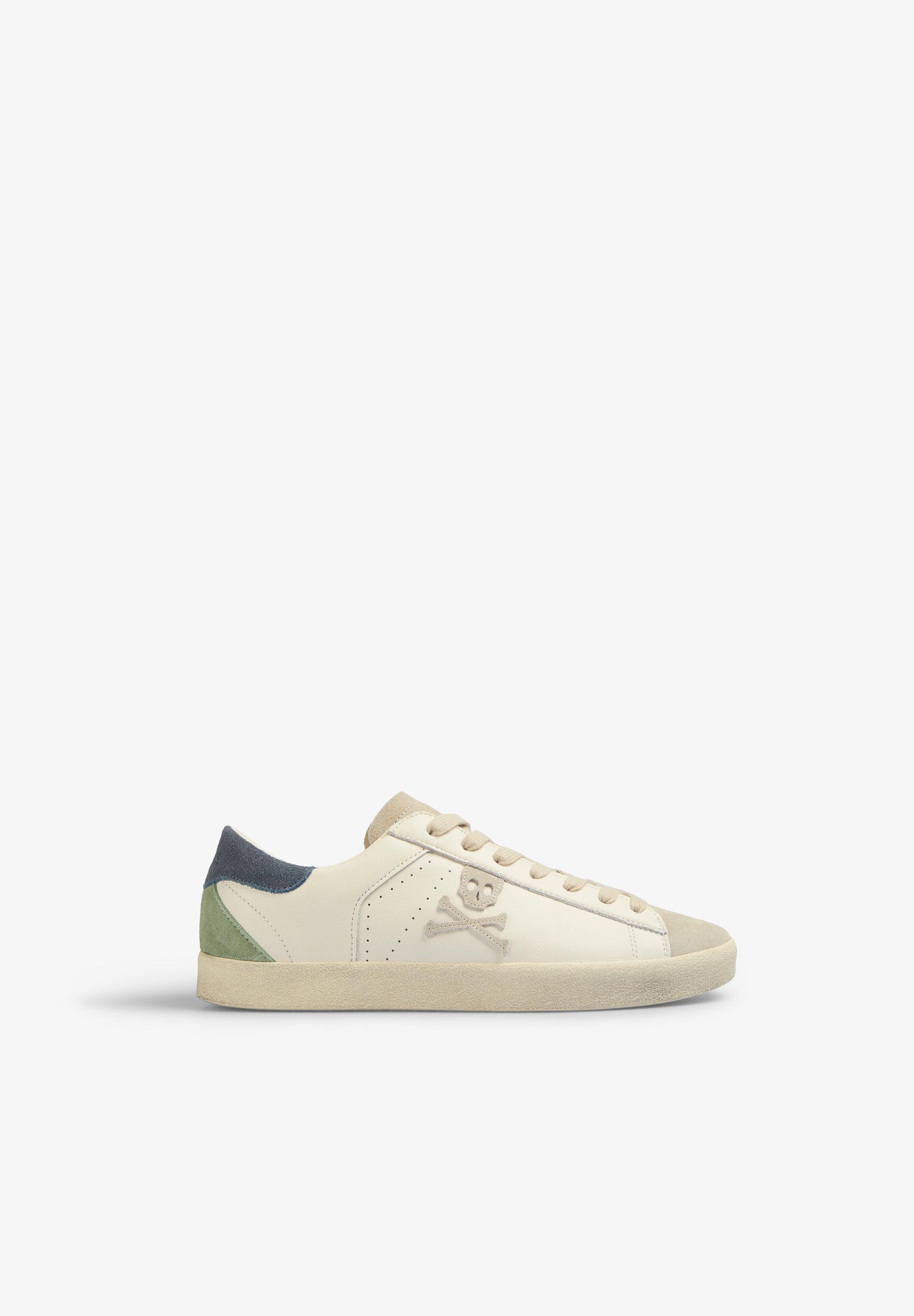 LOW TOP SNEAKERS WITH SIDE SKULL