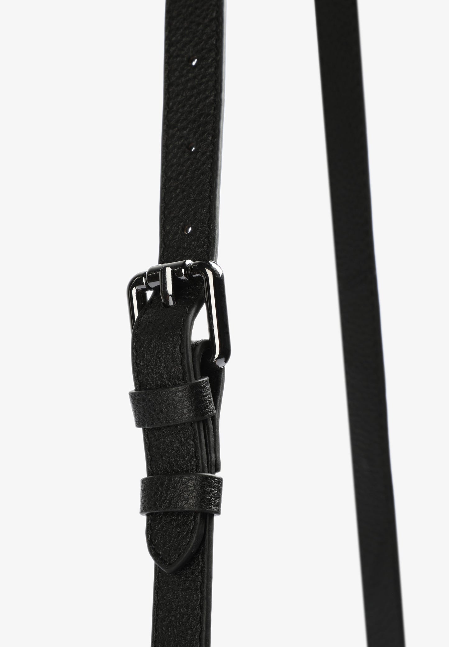LEATHER CROSSBODY BAG WITH ALL-OVER SKULL PRINT