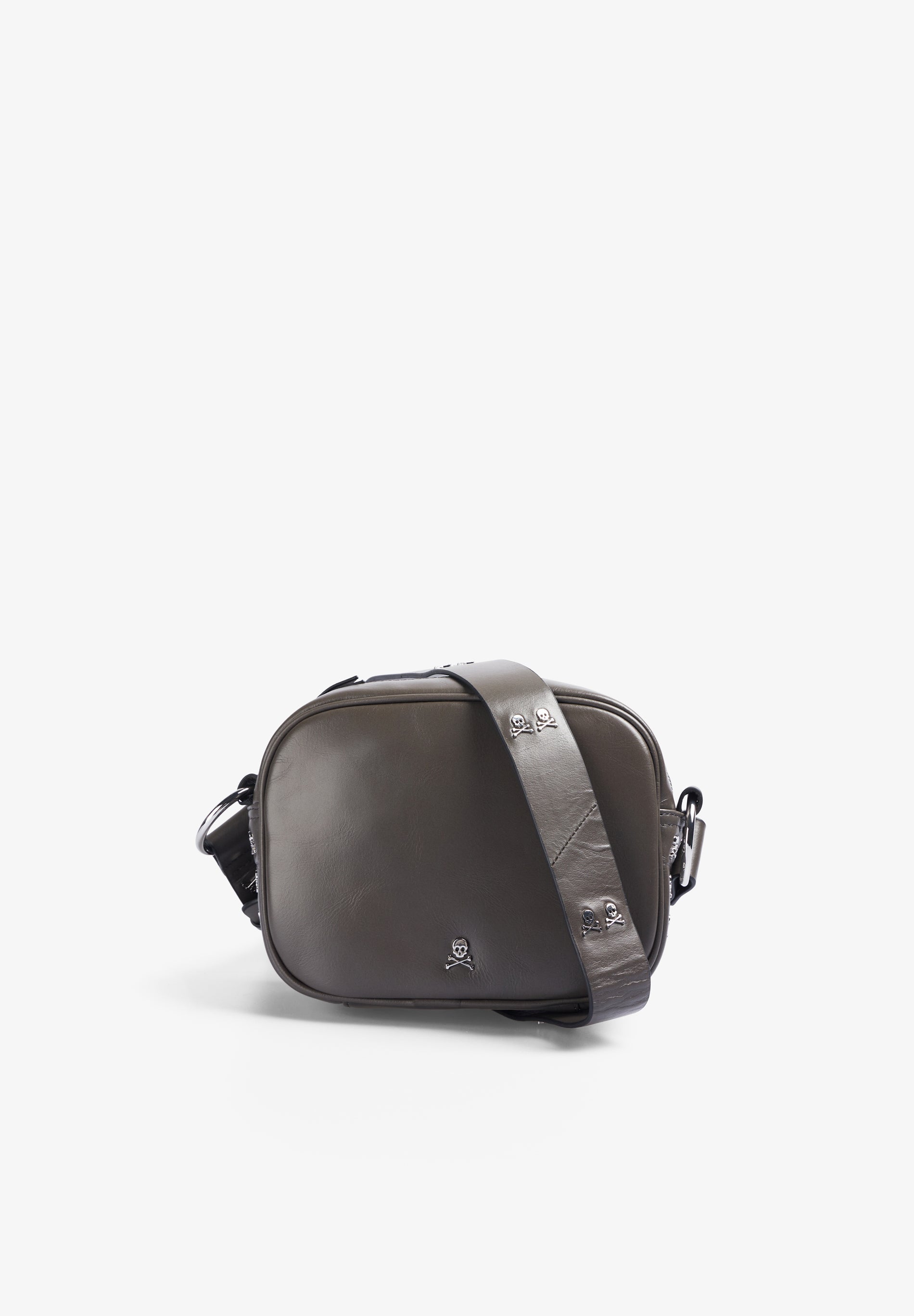 BOLSO BANDOLERA PIEL CALAVERA - Scalpers