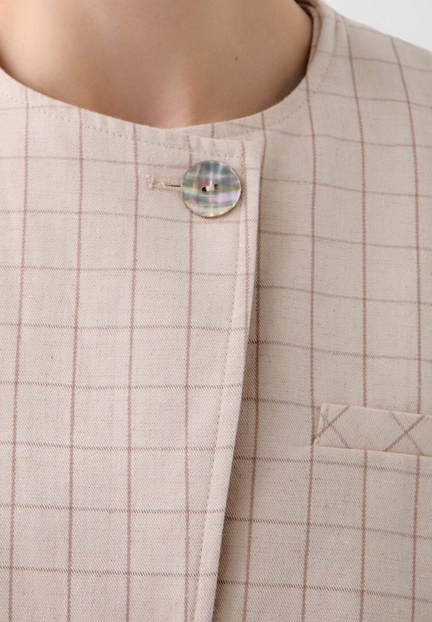 MULTI-POSITION CHECK BLAZER