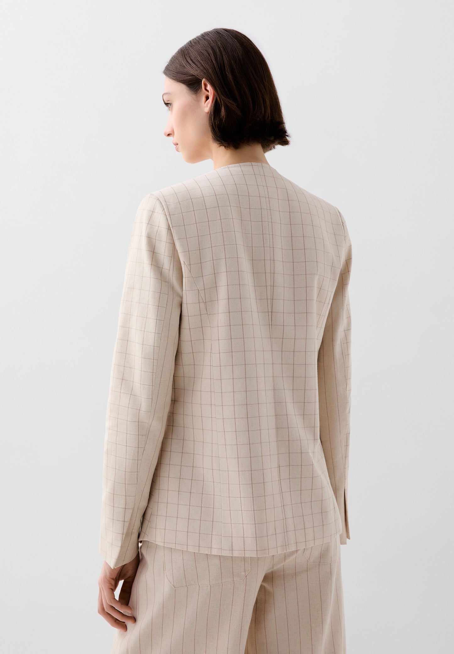 MULTI-POSITION CHECK BLAZER