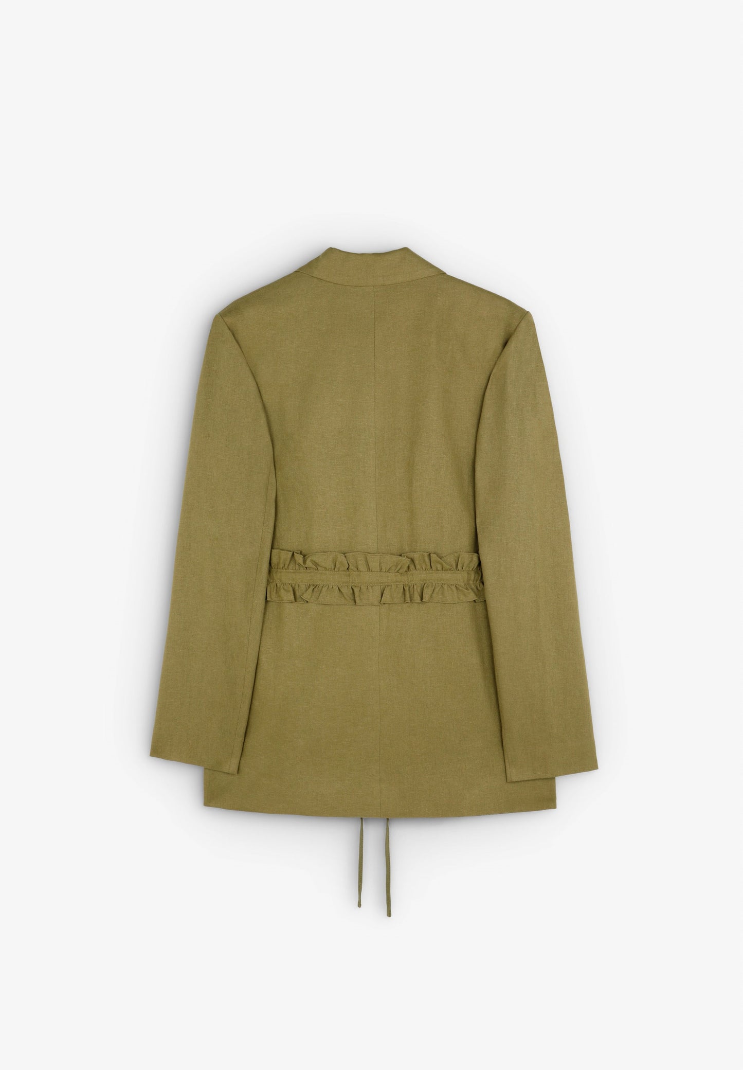 BLAZER FRONCÉ À LA TAILLE