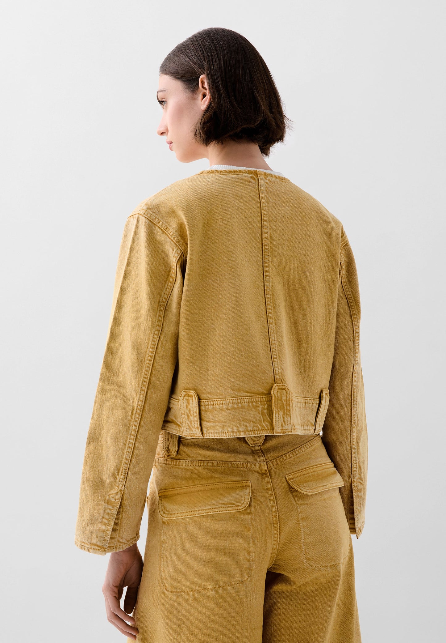 VESTE EN JEAN DÉLAVÉ