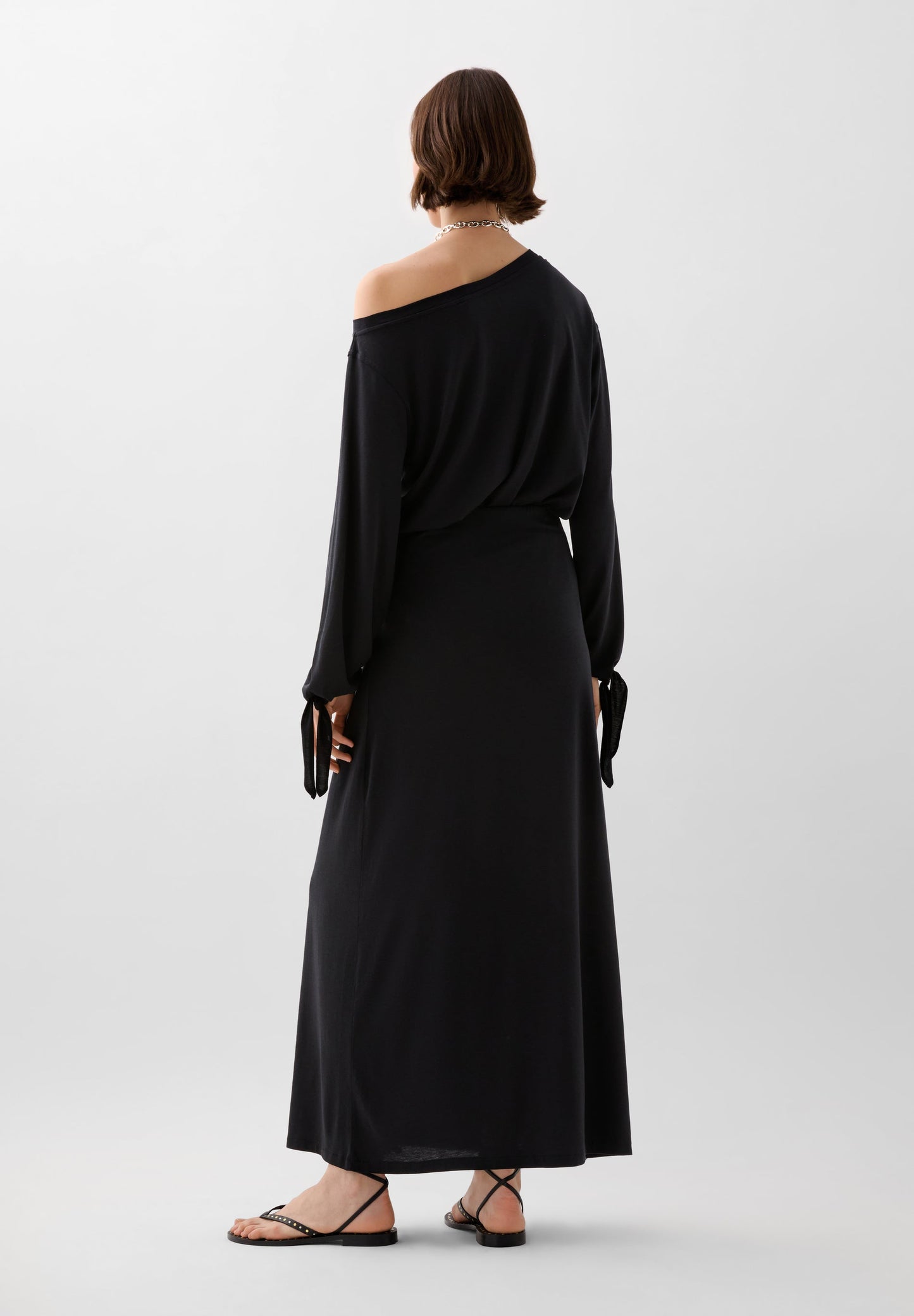MIDI TIE SKIRT