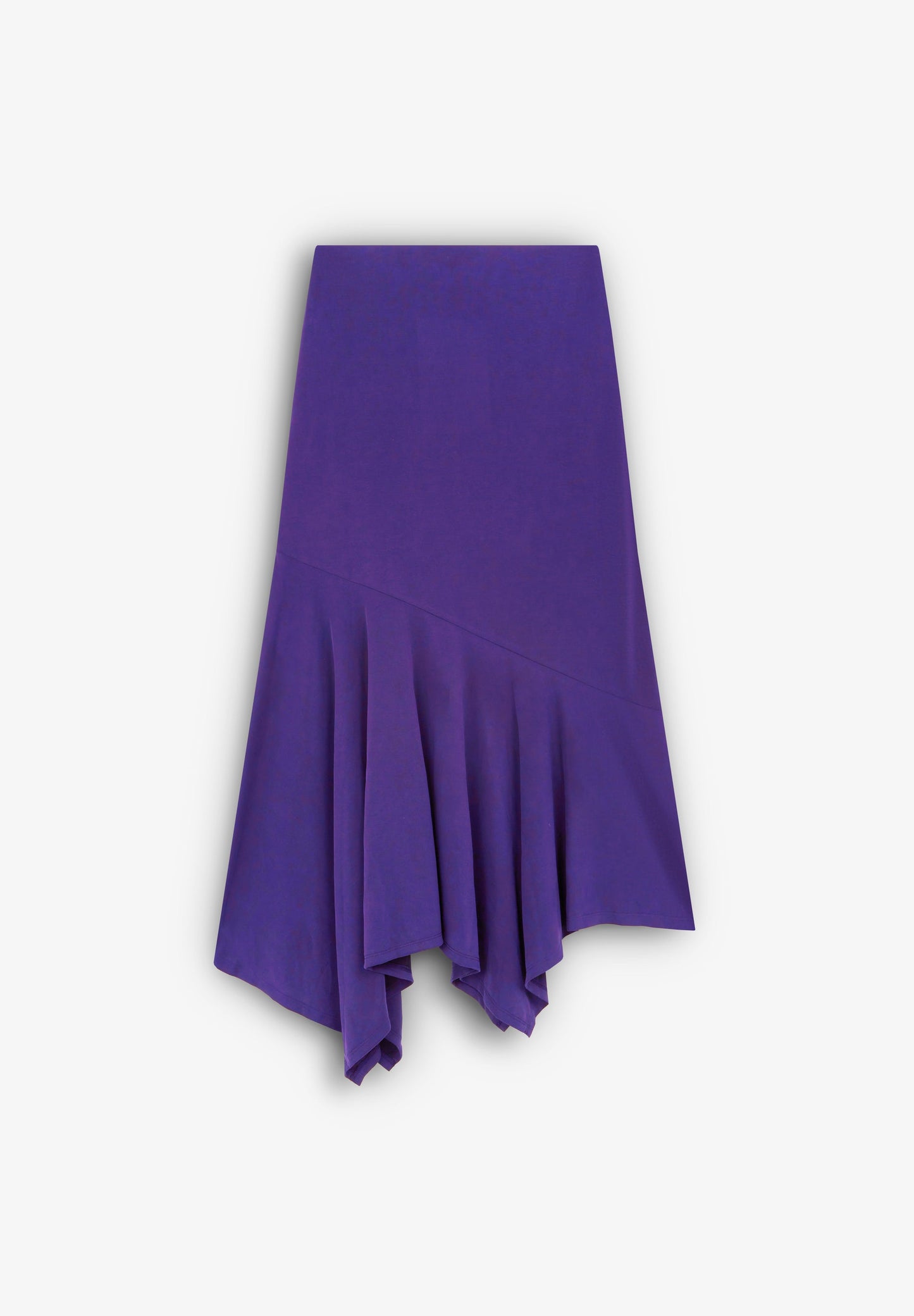 JUPE ASYMÉTRIQUE VOLANTS