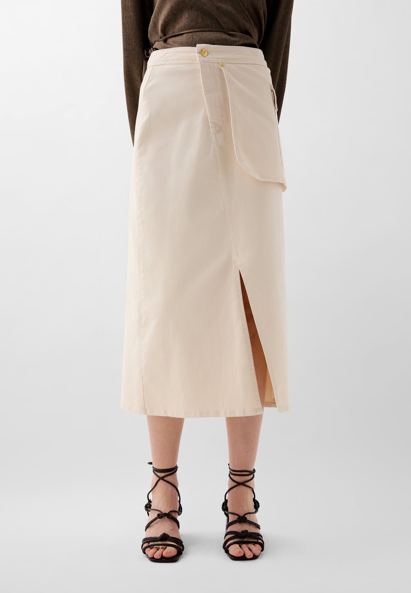 MIDI SKIRT WITH POCKET