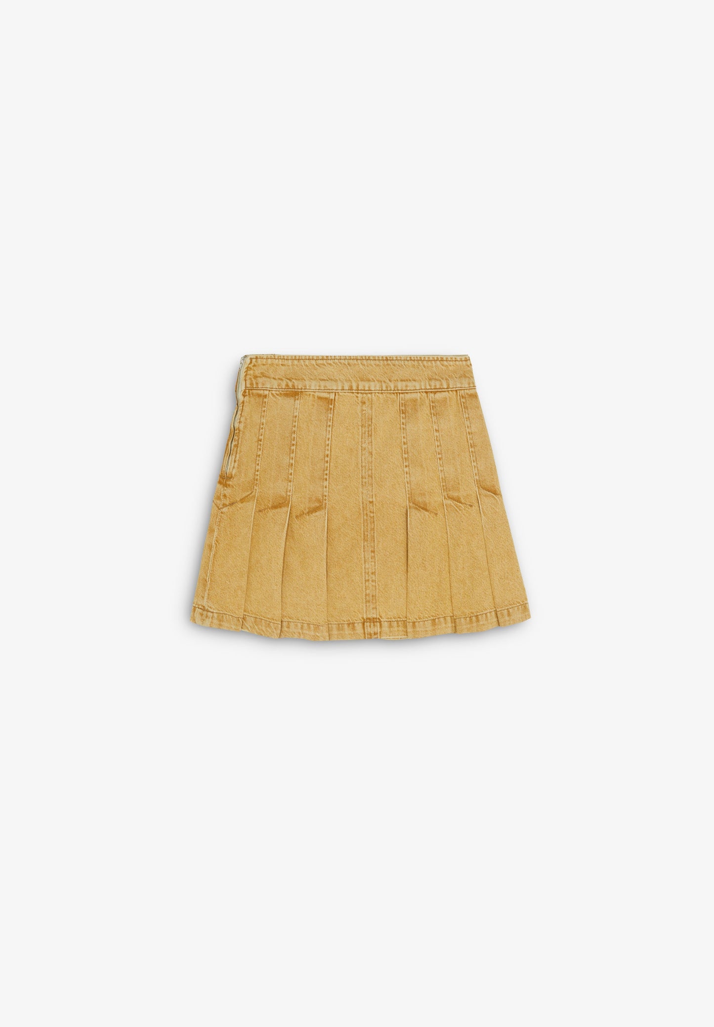 FADED DENIM MINI SKIRT
