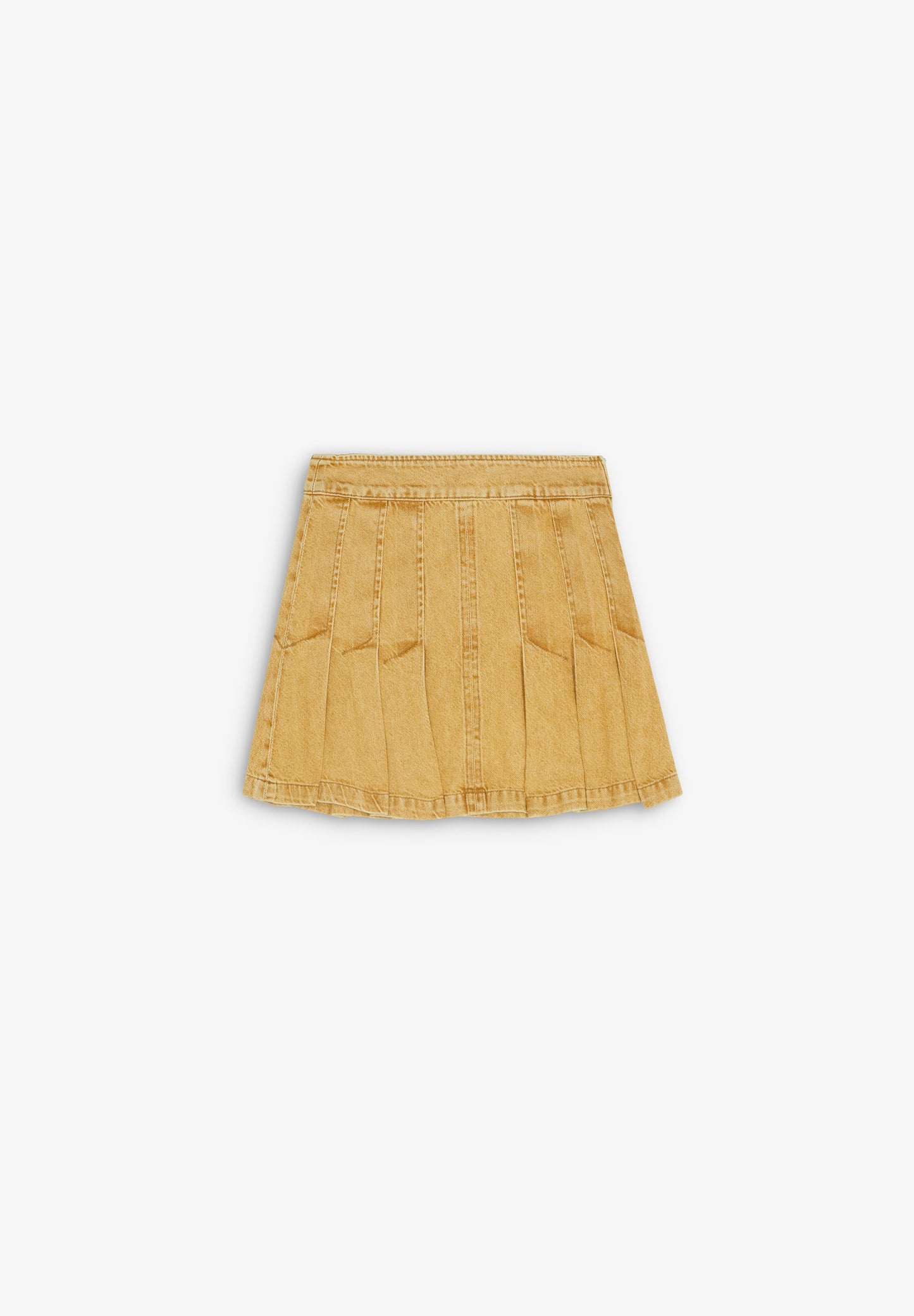 FADED DENIM MINI SKIRT