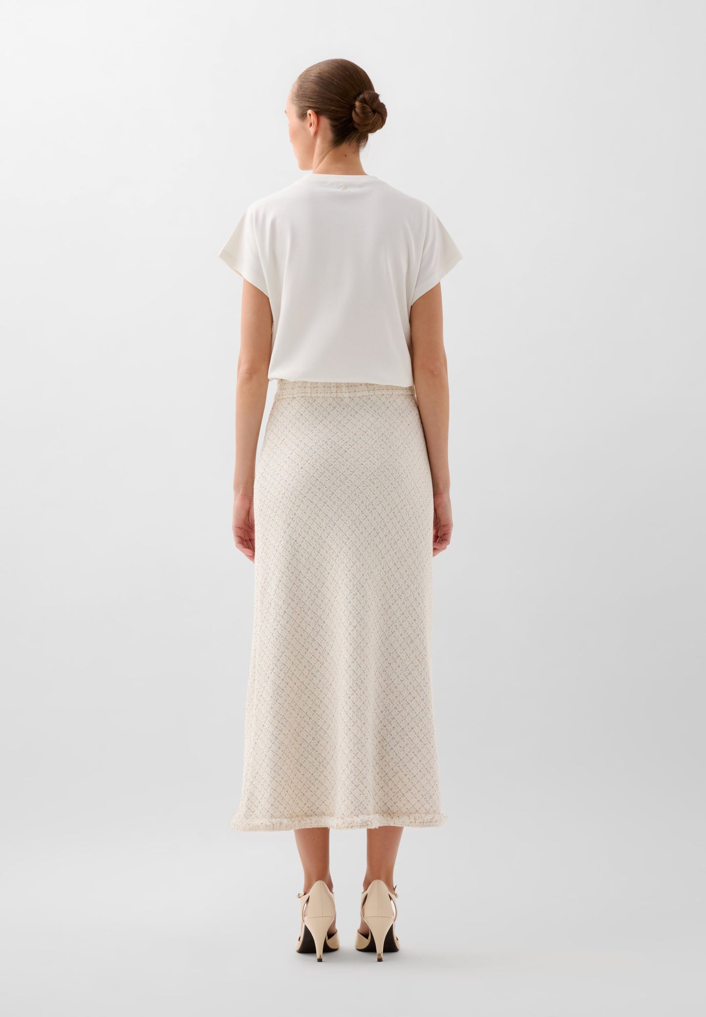 RUSTIC METALLIC THREAD SKIRT