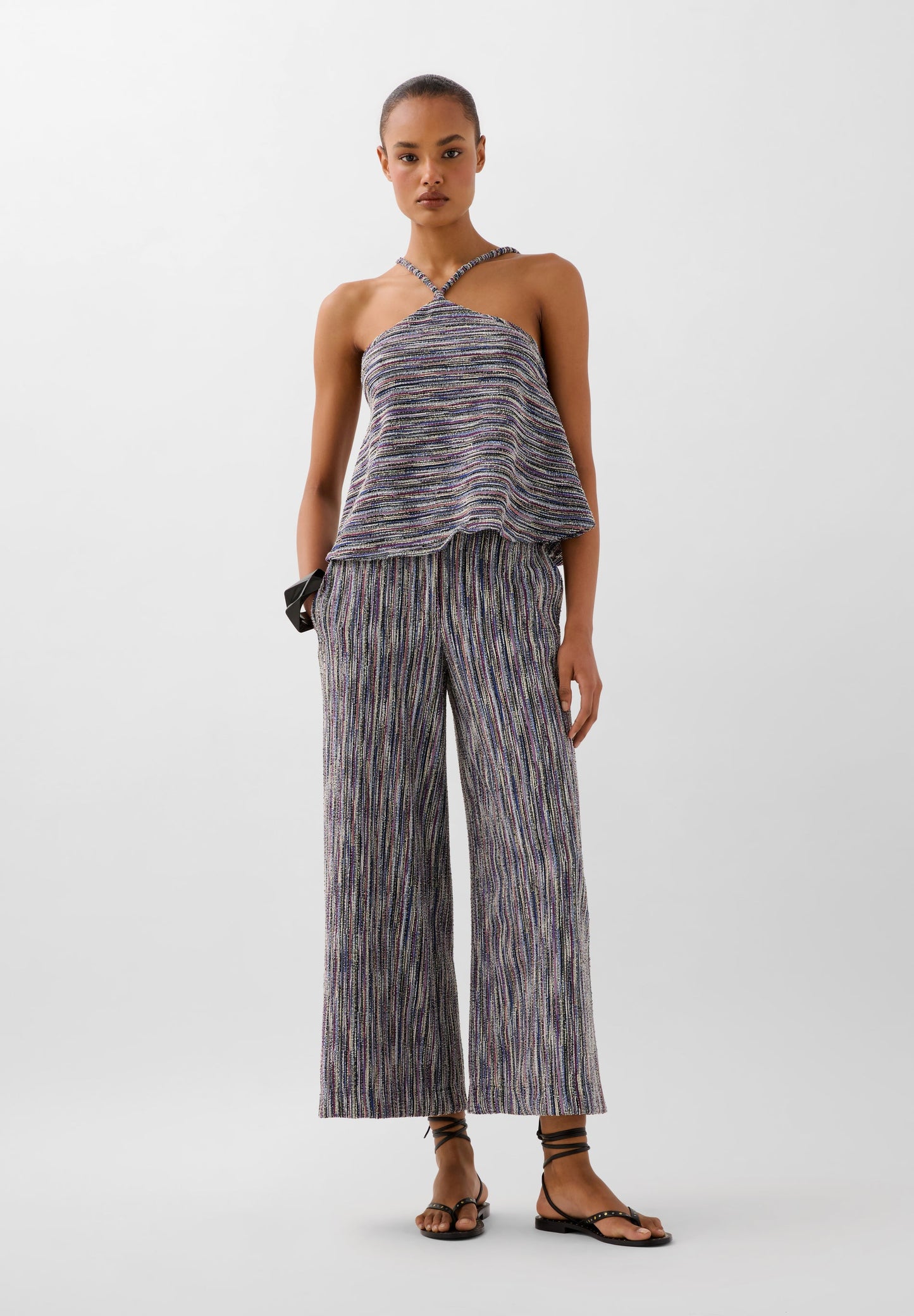 PANTALON WIDE MAILLE