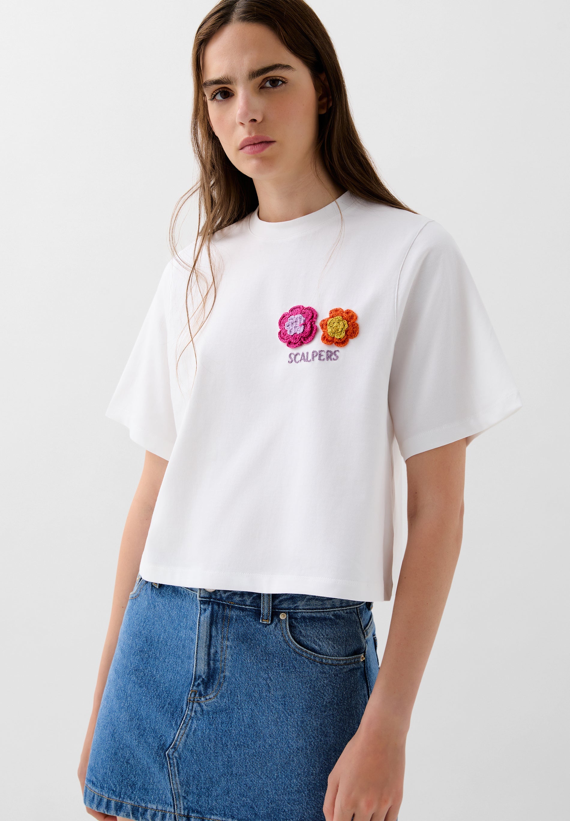 T-SHIRT DÉTAIL CROCHET