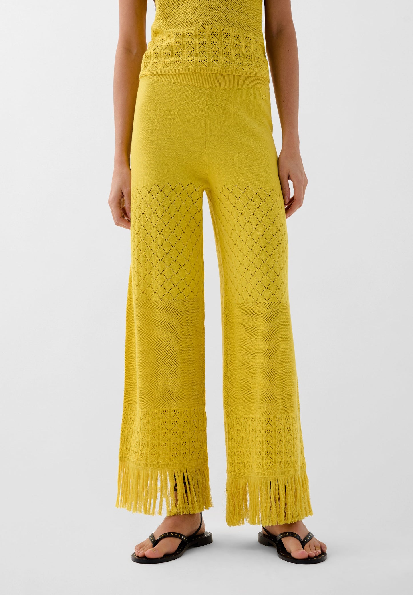 PANTALON MAILLE POINTELLE