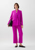 SATIN JACQUARD TROUSERS