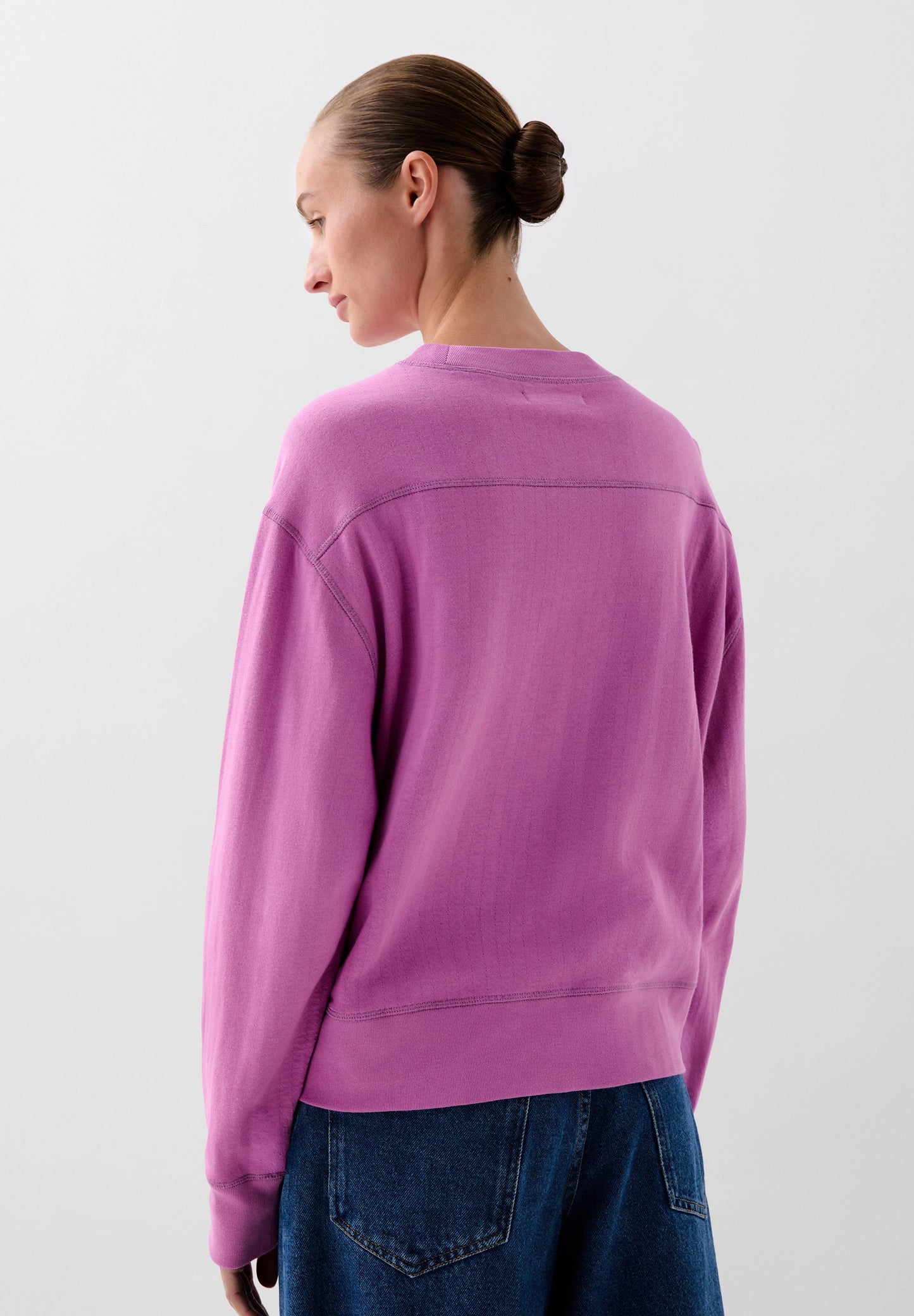 SWEATSHIRT WITH LOGO PATCH