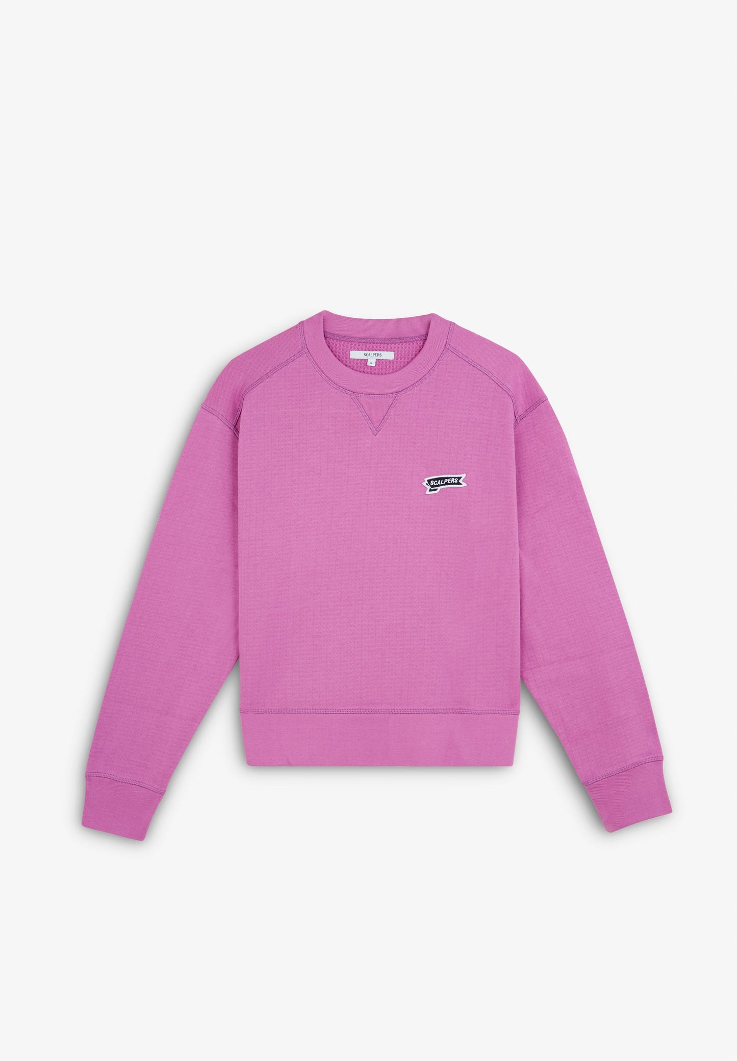 SWEATSHIRT WITH LOGO PATCH