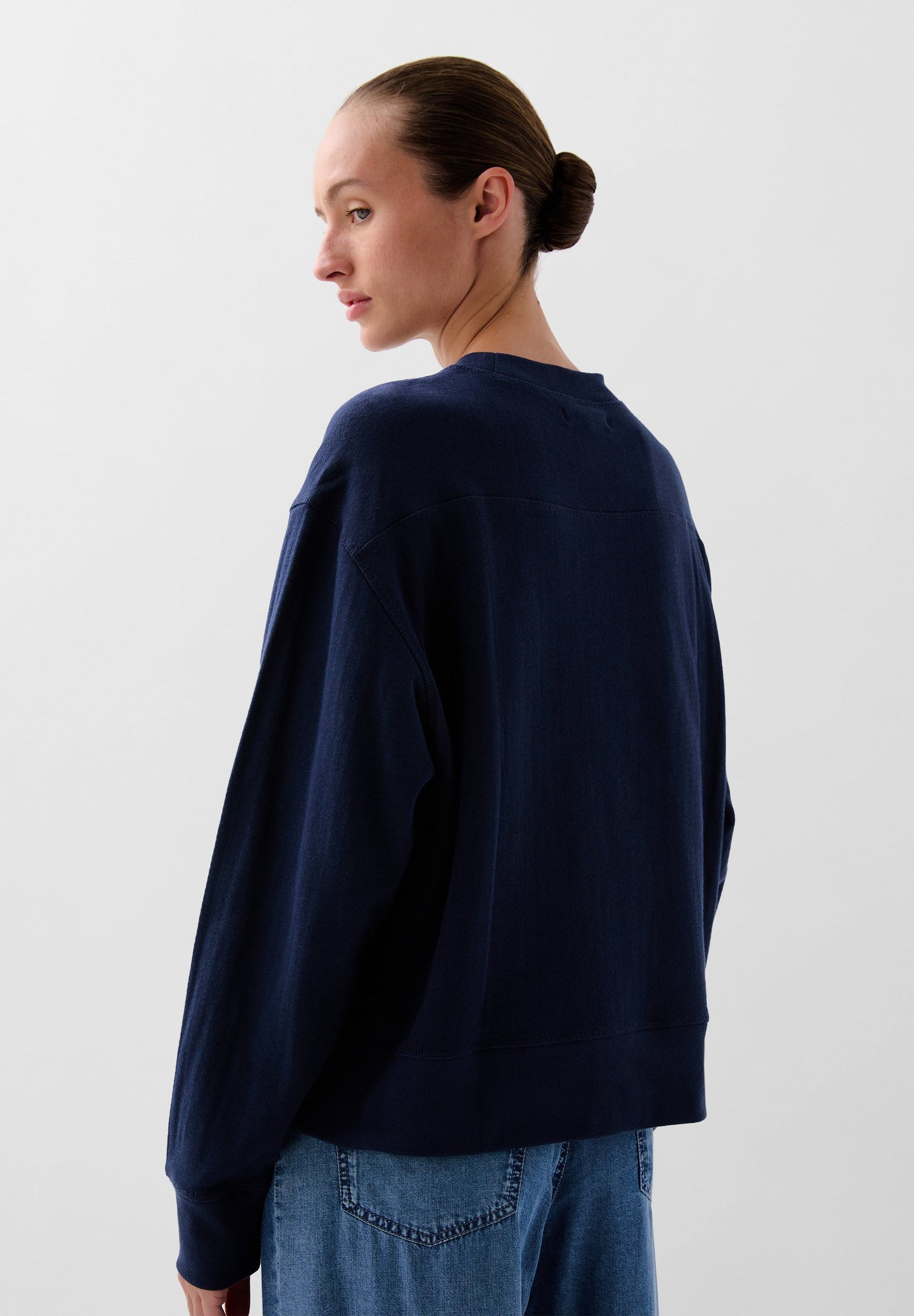 SWEATSHIRT WITH LOGO PATCH