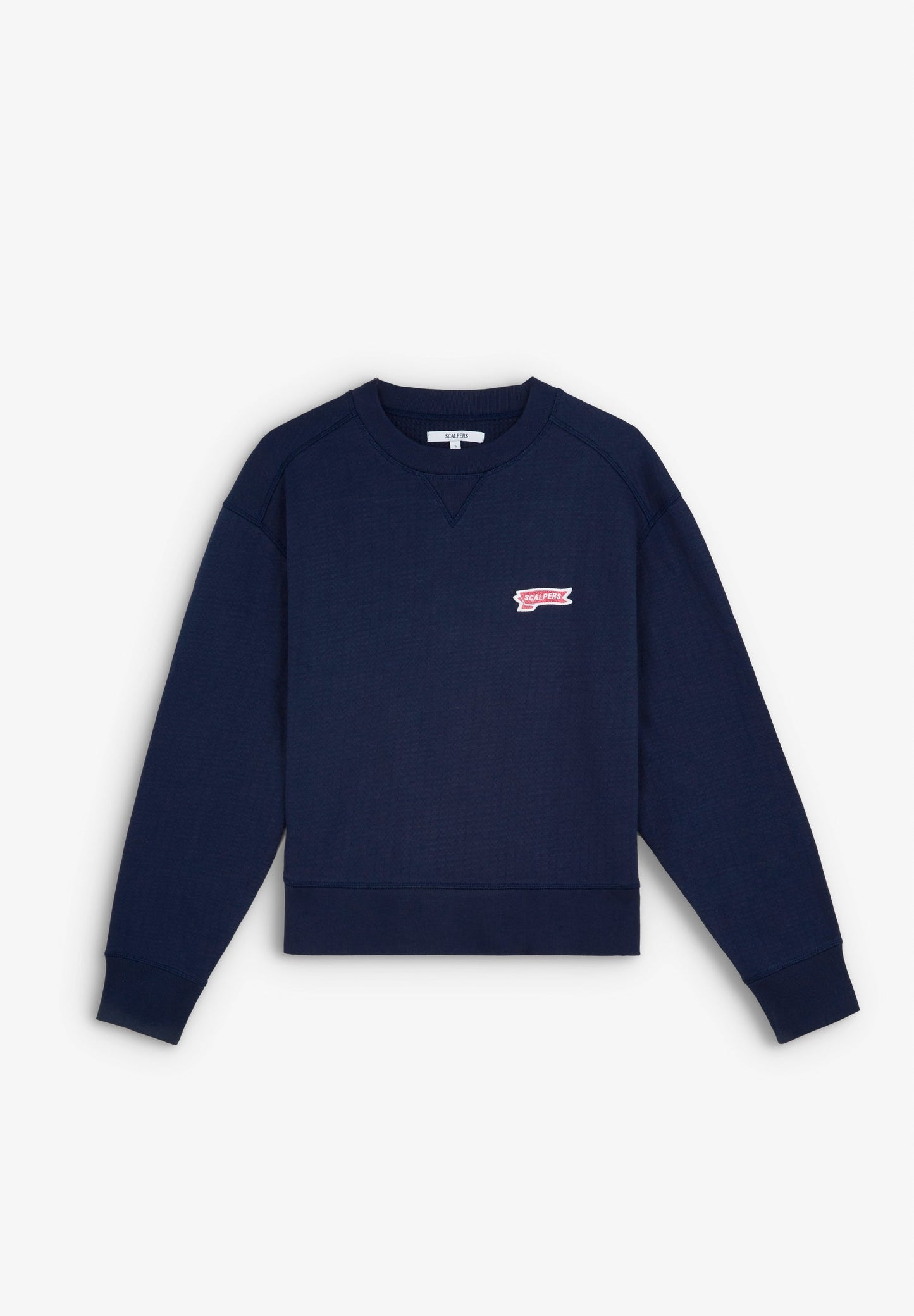 SWEATSHIRT WITH LOGO PATCH