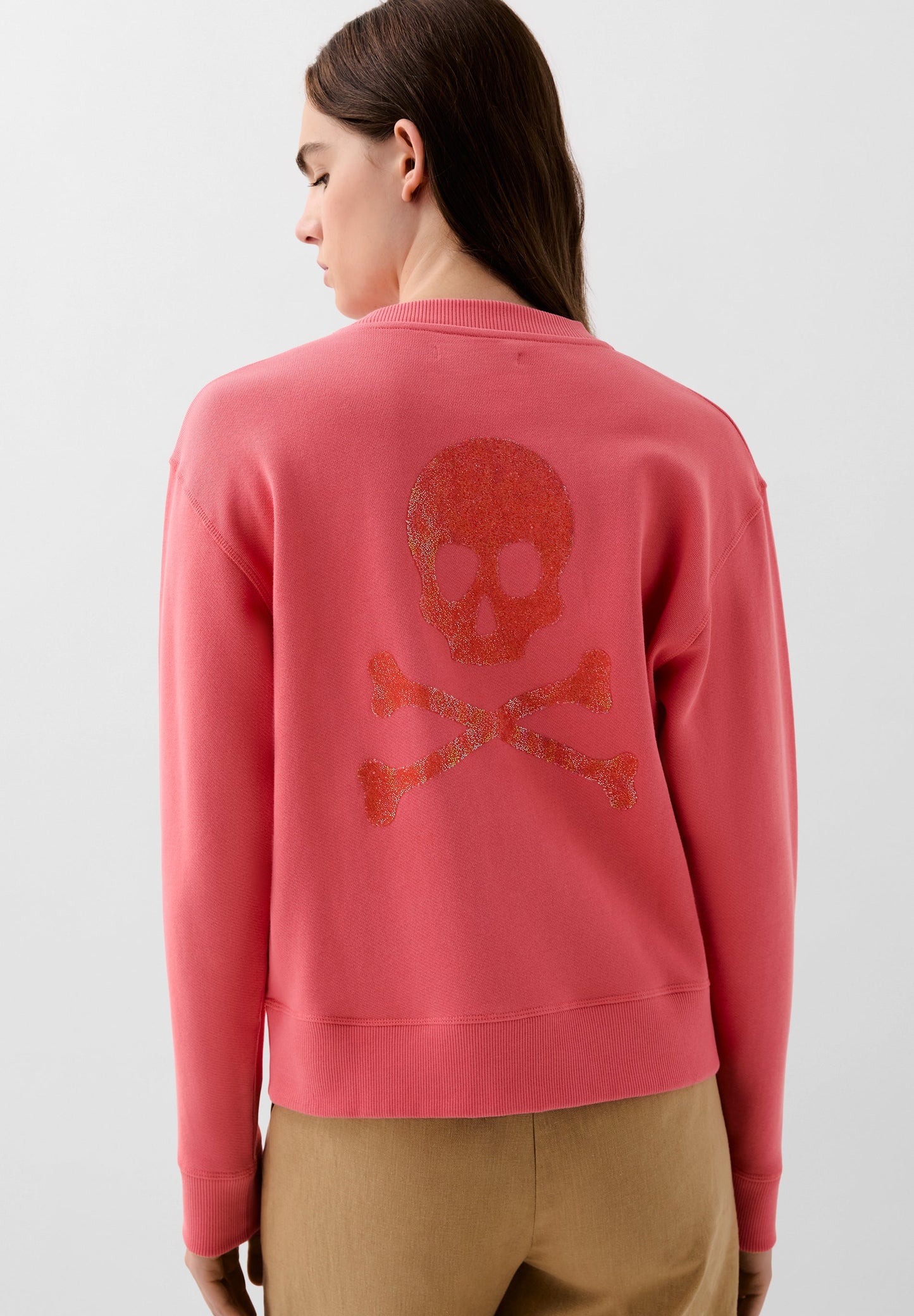 SWEATSHIRT WITH SKULL ON THE BACK