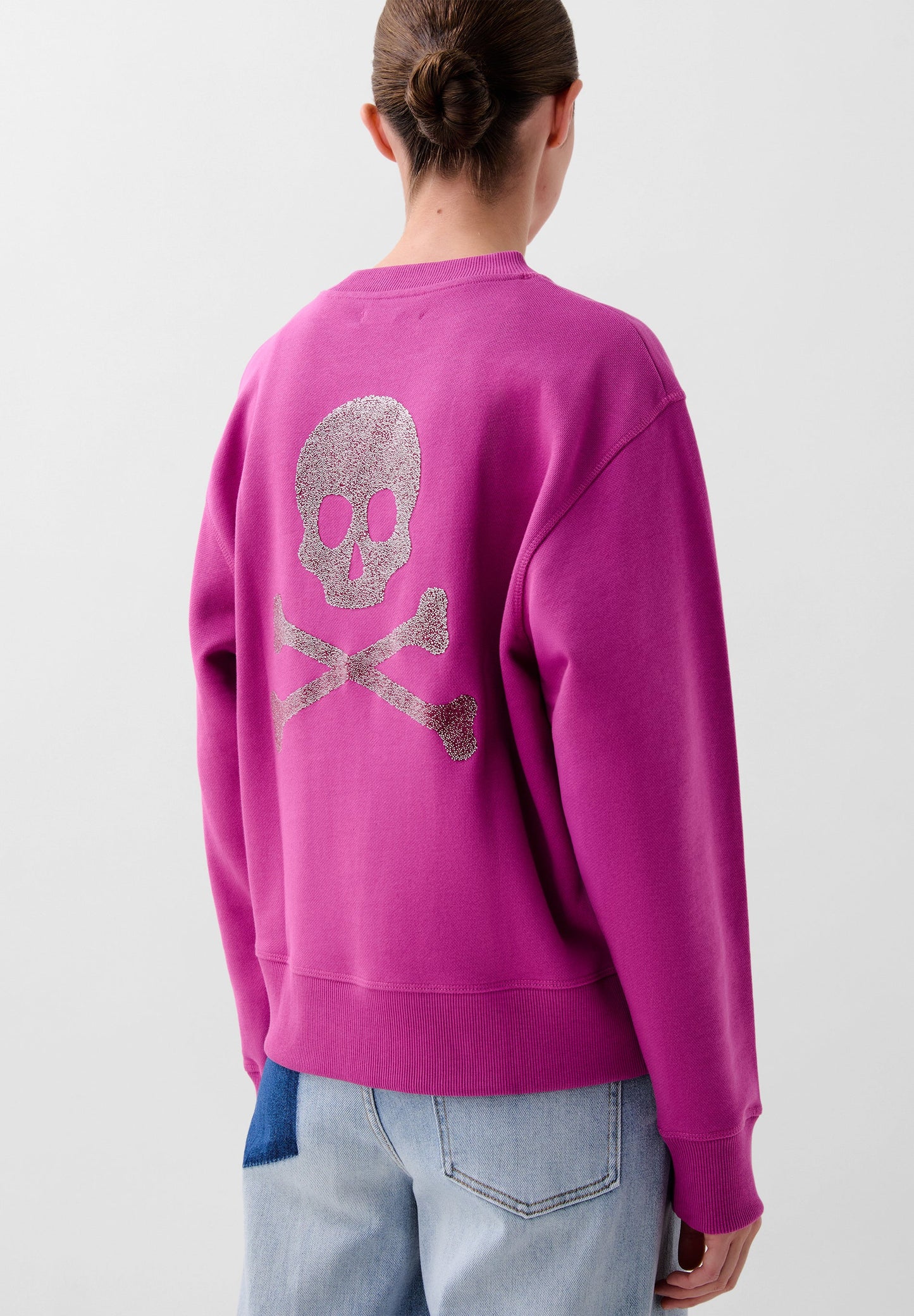 SWEATSHIRT WITH SKULL ON THE BACK