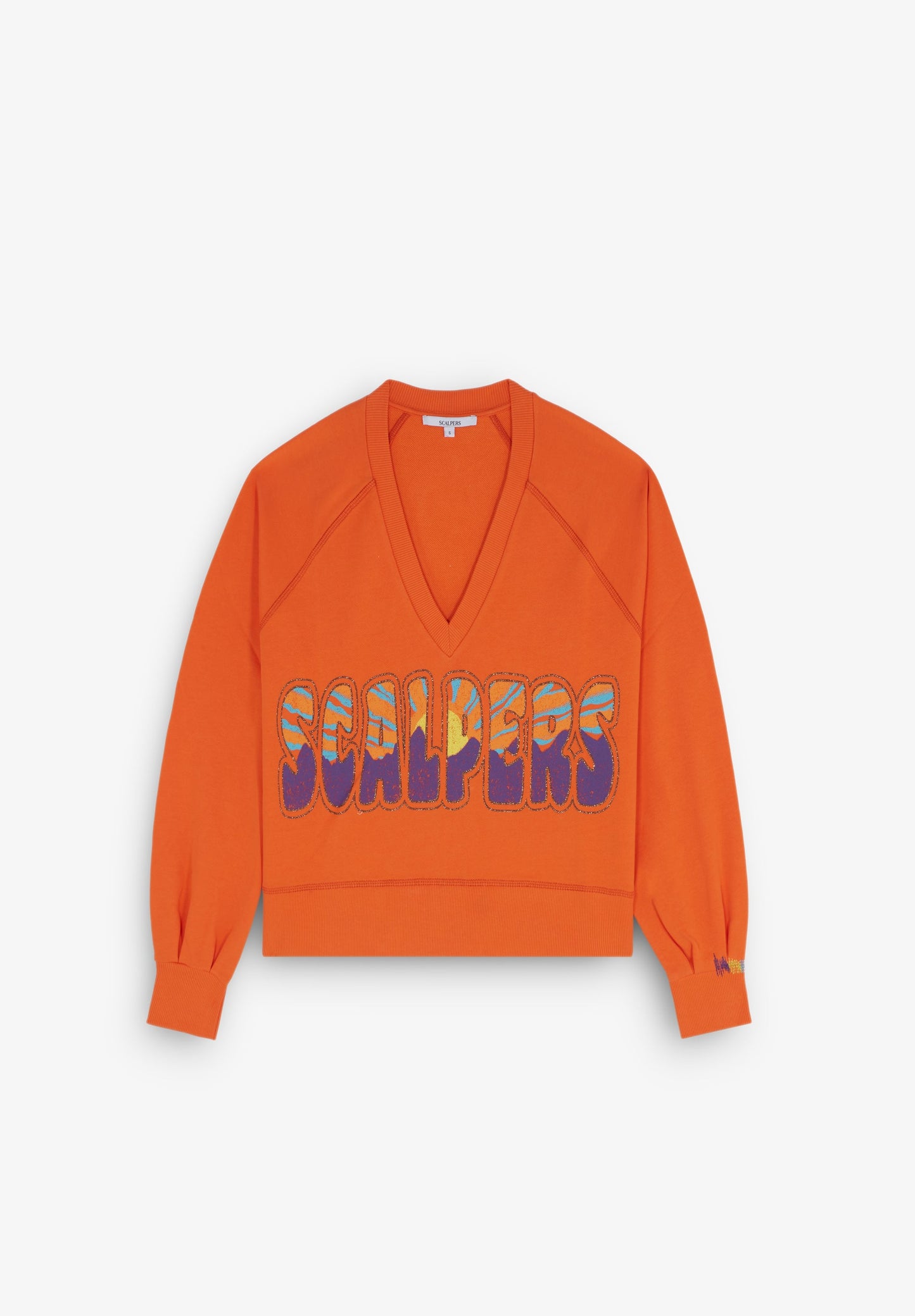 SWEAT BRODÉ CONTRASTANT