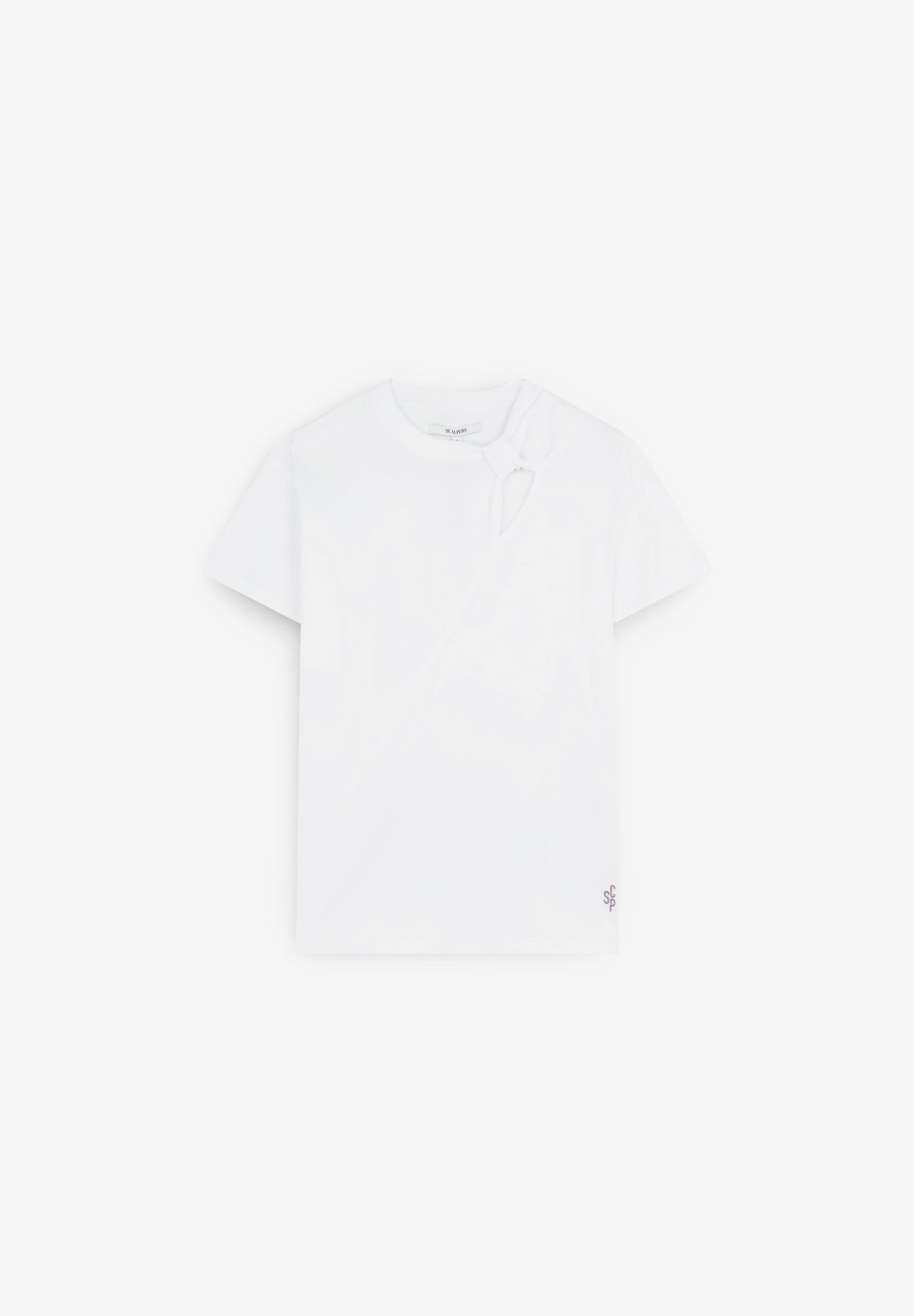 KNOT T-SHIRT WITH CUTOUT