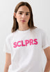 PRINT T-SHIRT WITH RHINESTONE DETAIL