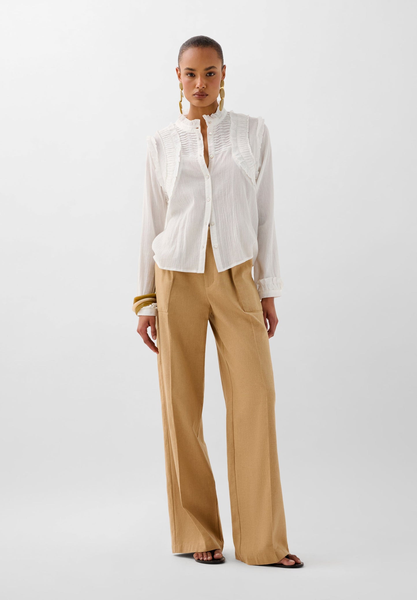 CHEMISE FRONCES PLISSÉES