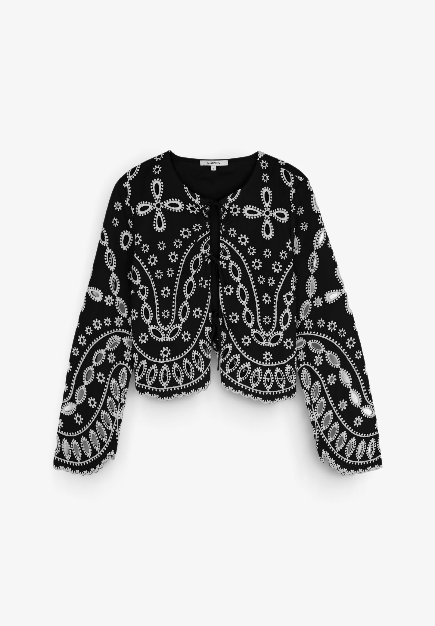 CONTRAST EMBROIDERED SHIRT