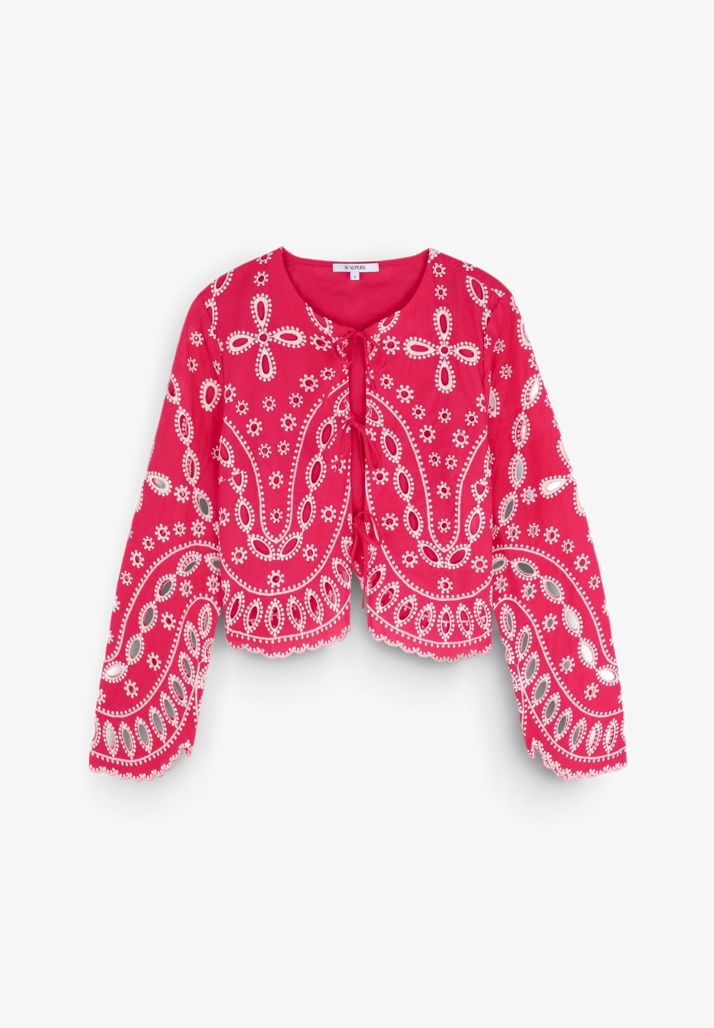 CONTRAST EMBROIDERED SHIRT