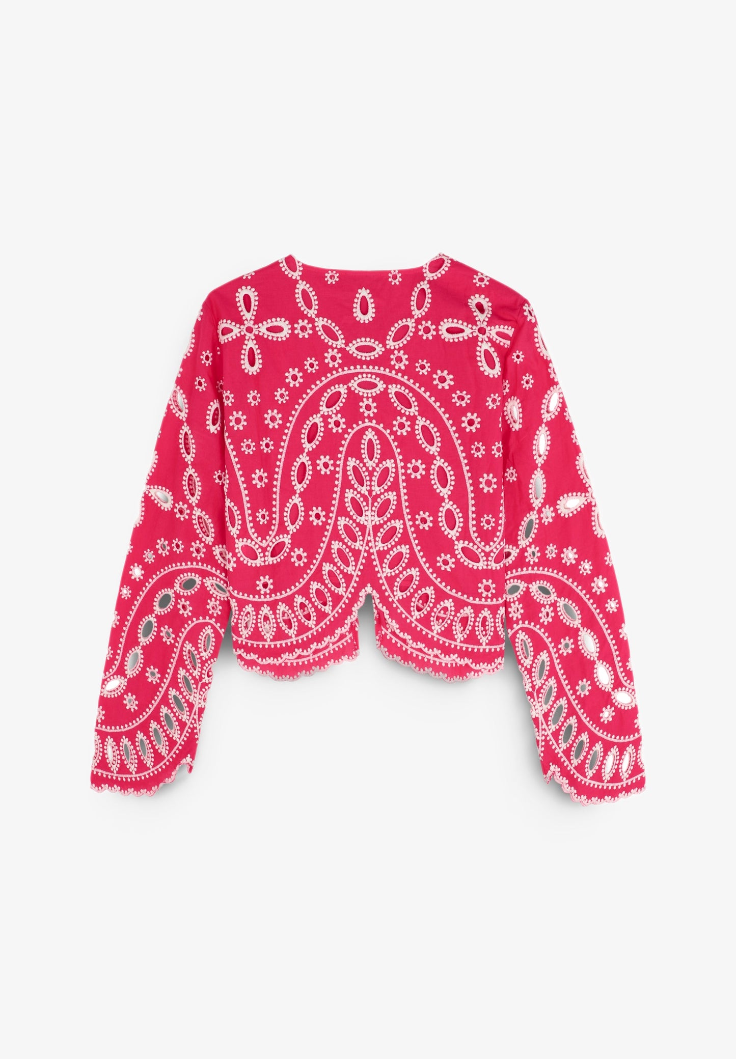 CONTRAST EMBROIDERED SHIRT