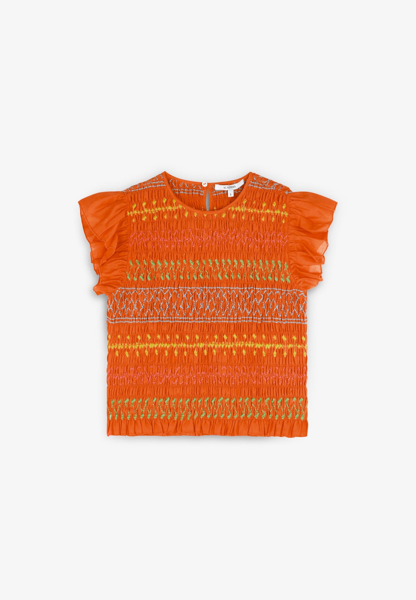TOP MULTICOLORE NID D’ABEILLE