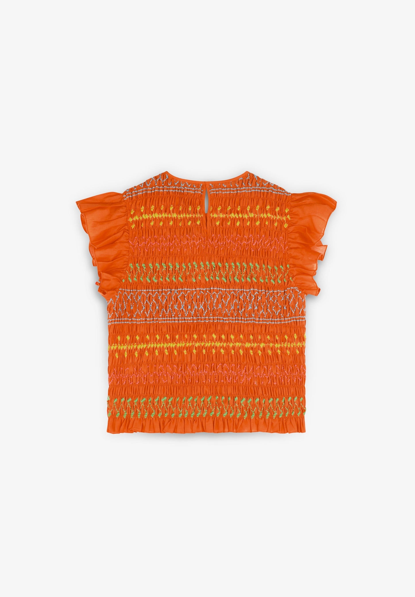 TOP MULTICOLORE NID D’ABEILLE