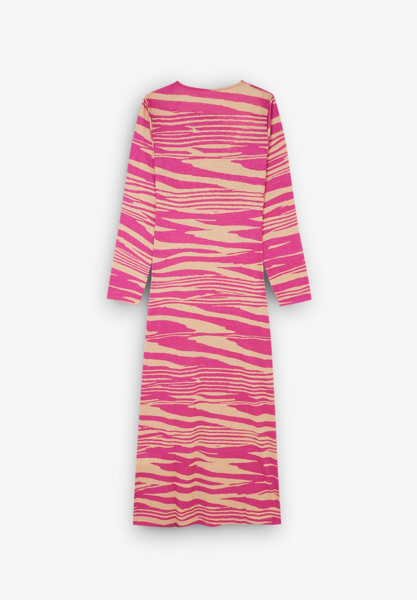 ANIMAL PRINT DRESS WITH OPENING
