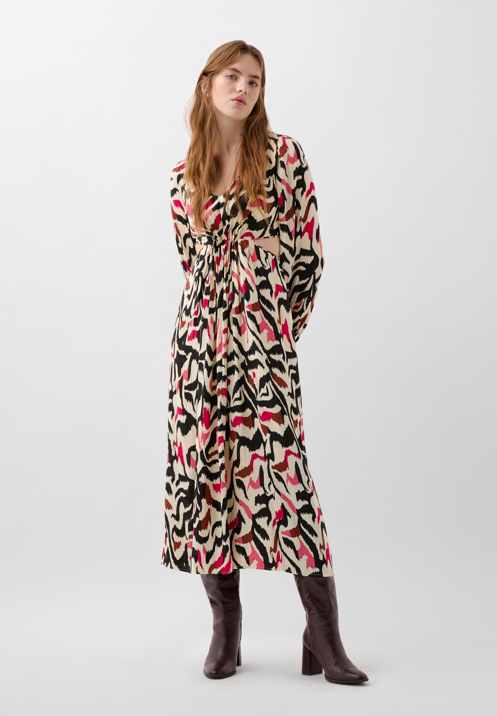 ROBE IMPRIMÉ FENTES