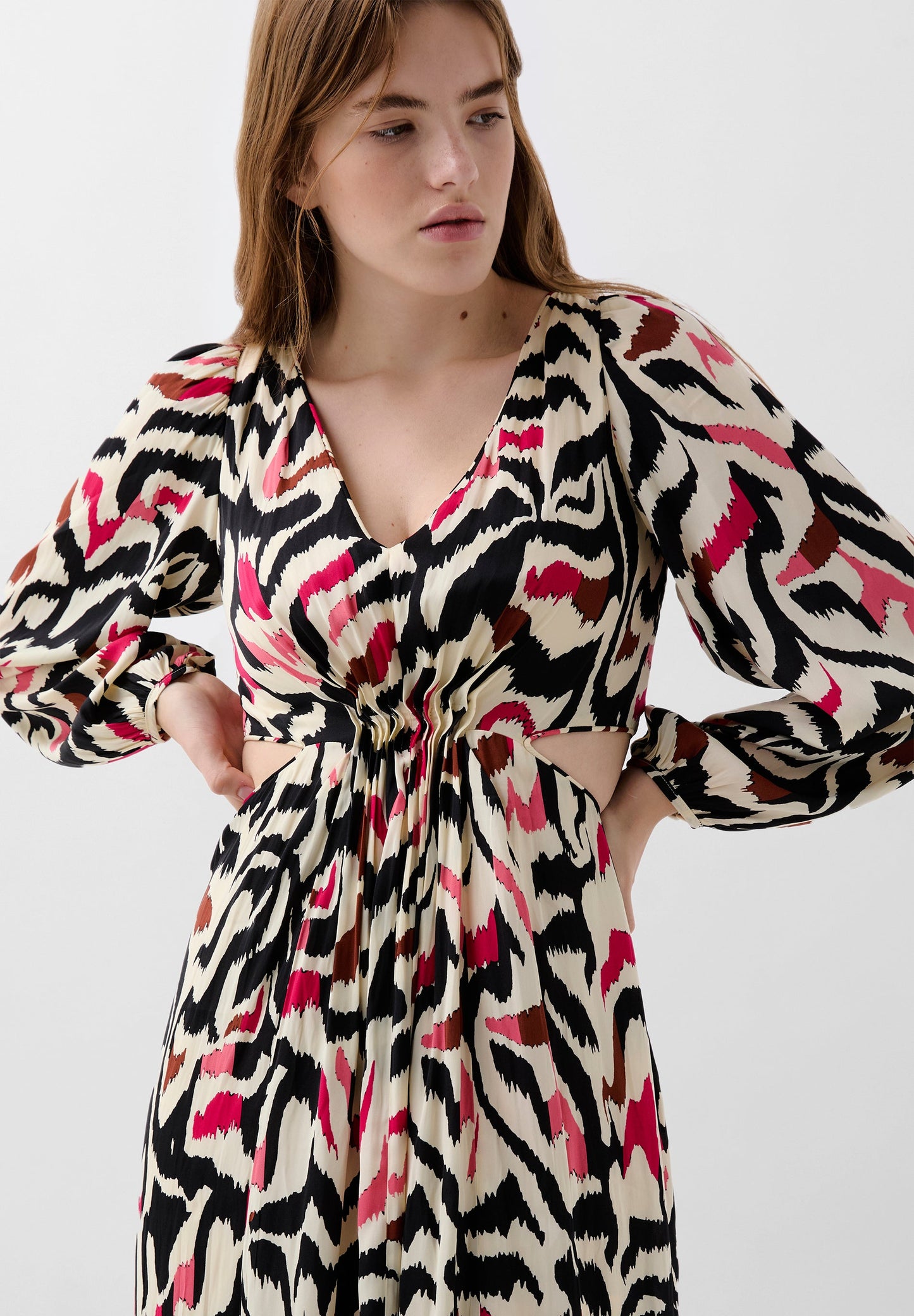 ROBE IMPRIMÉ FENTES