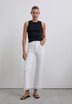 RIVET SHELL DENIM PANT
