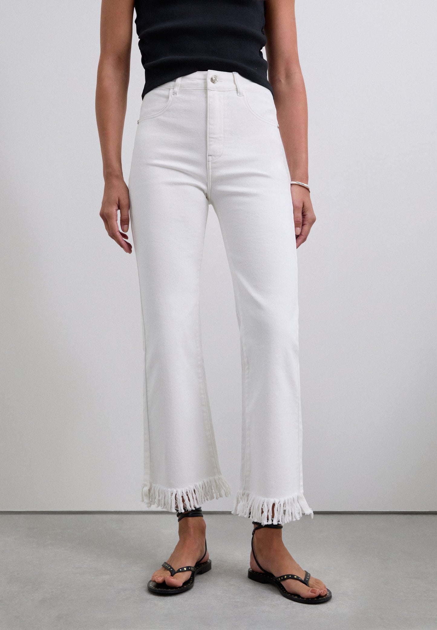 RIVET SHELL DENIM PANT