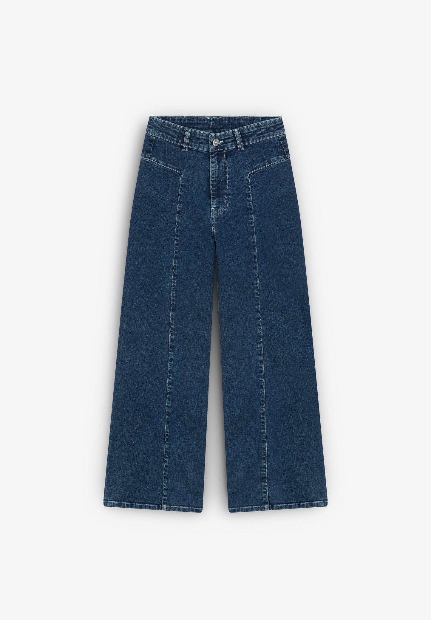 JUPE-CULOTTE EN JEAN COUTURES